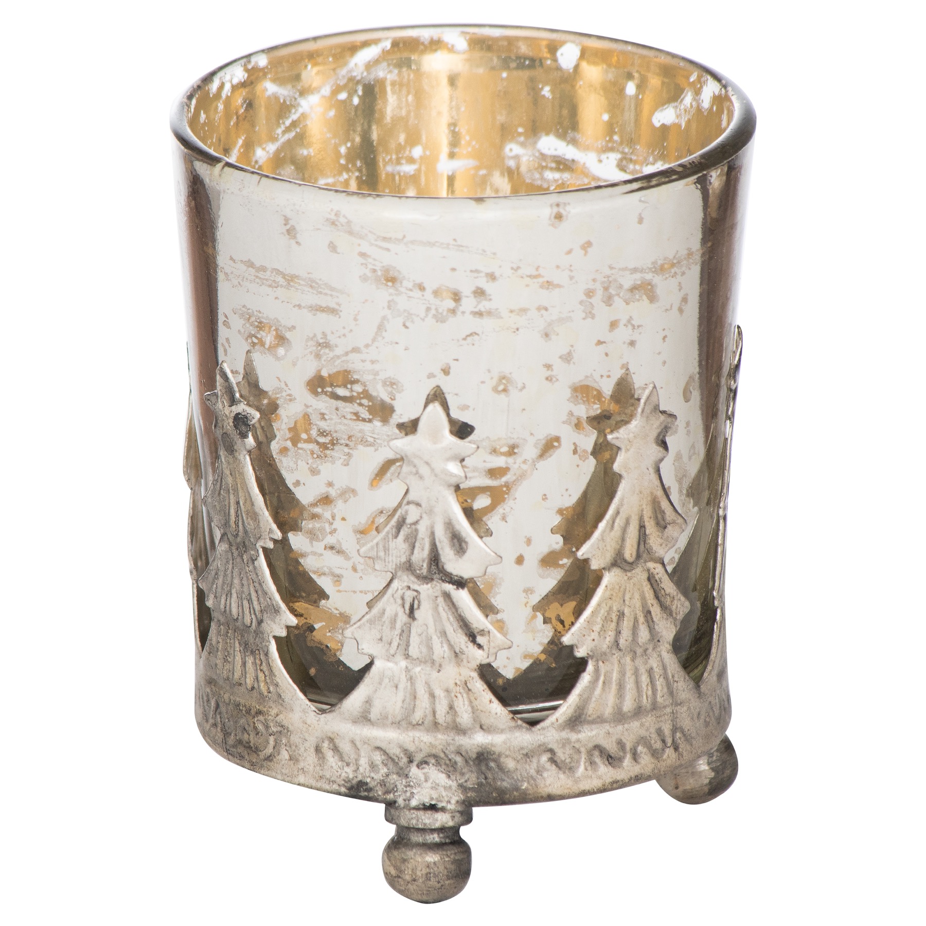 The Lustre Collection Christmas Tea Light Holder - Image 1