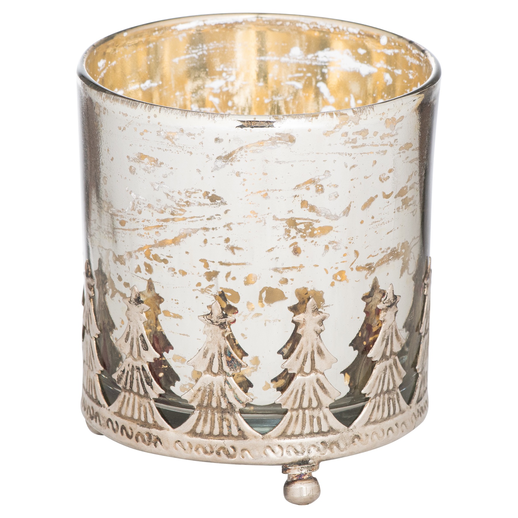 The Lustre Collection Christmas Large Candle Holder - Image 1