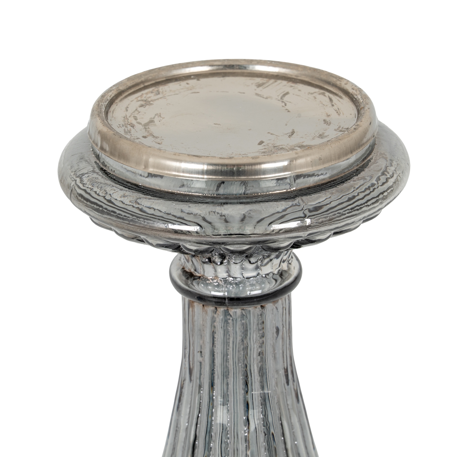 Smoked Midnight Medium Candle Pillar - Image 2