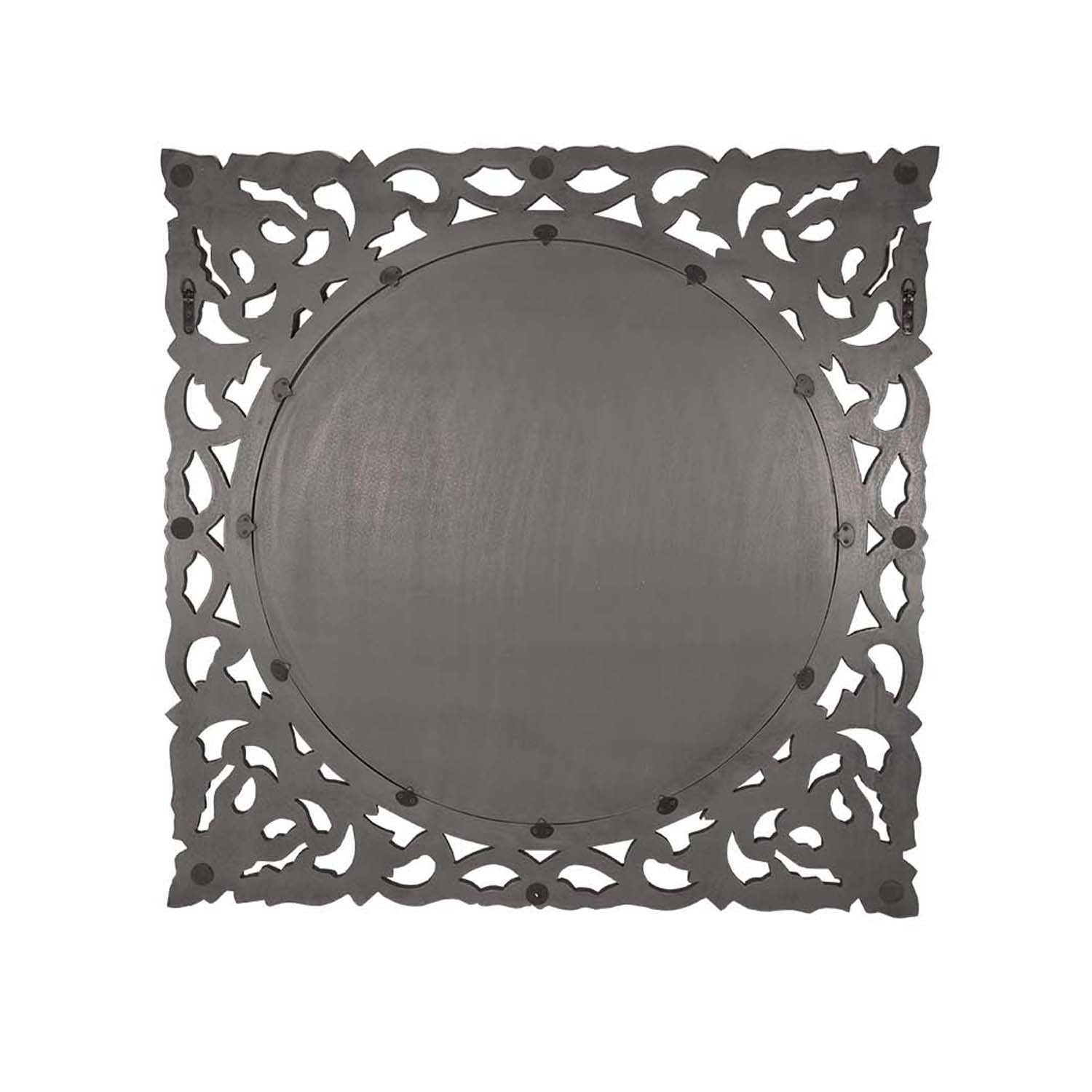 Hand Carved Louis Metallic Large Wall Mirror - Image 2