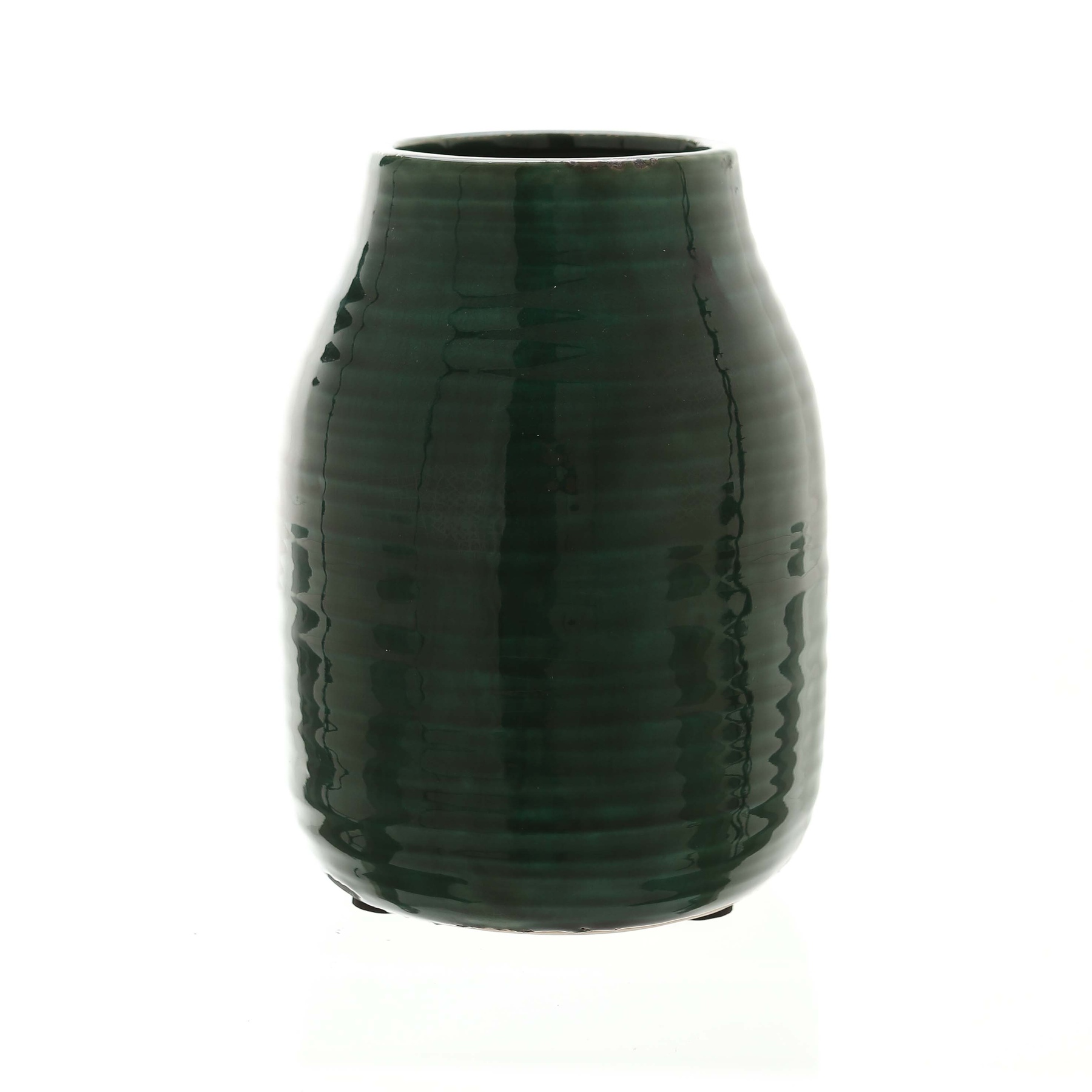 Garda Emerald Glazed Stefanie Vase - Image 1