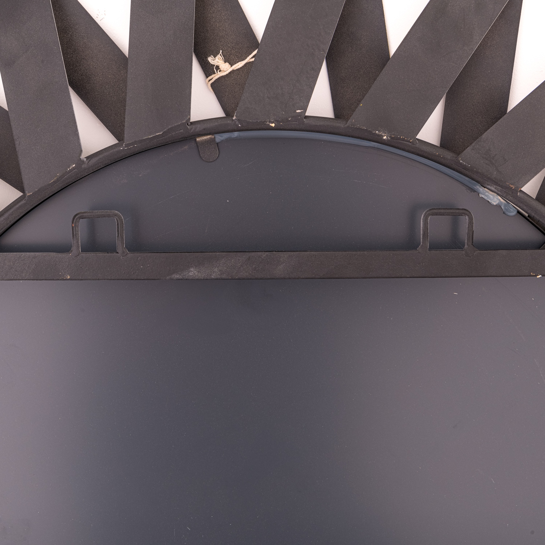 Black Origami Sunburst Mirror - Image 2