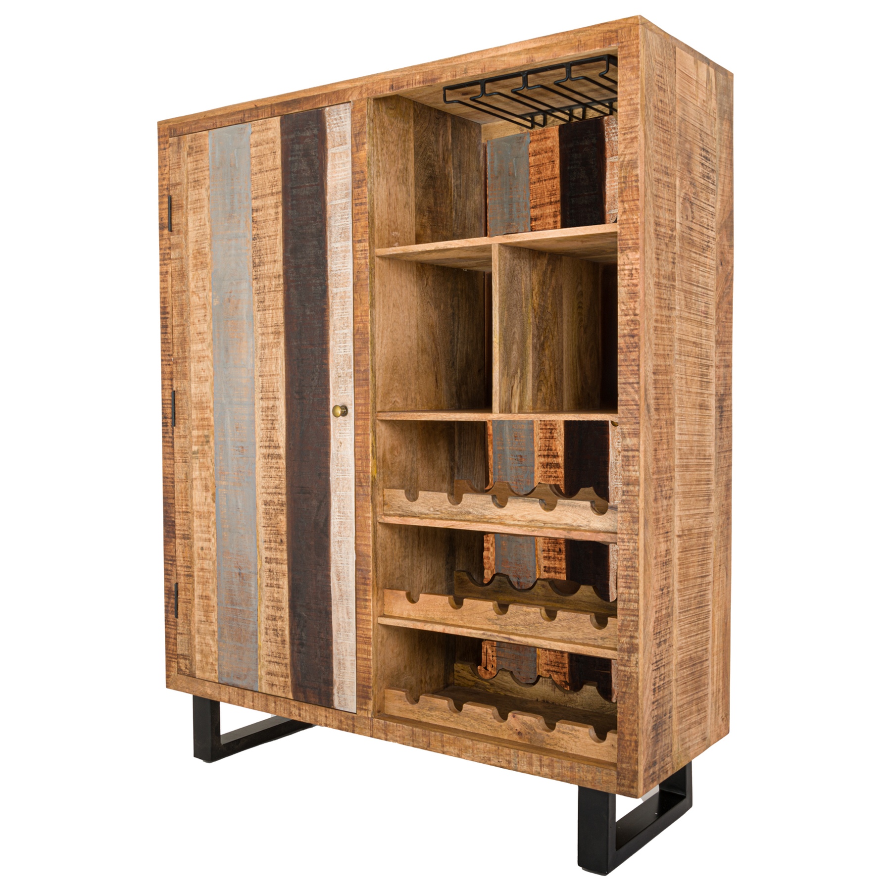 Reclaimed Industrial  Bar Drinks Cabinet - Image 1