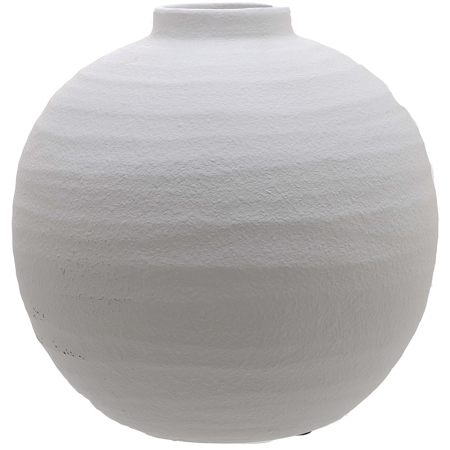 Tiber Matt White Ceramic Vase - Image 1