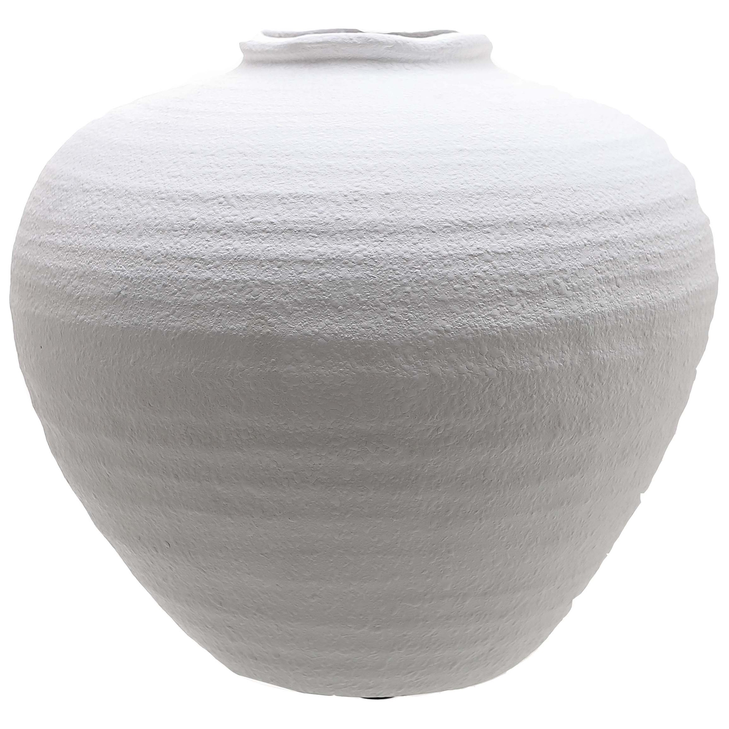 Regola Large Matt White Ceramic Vase - Image 1