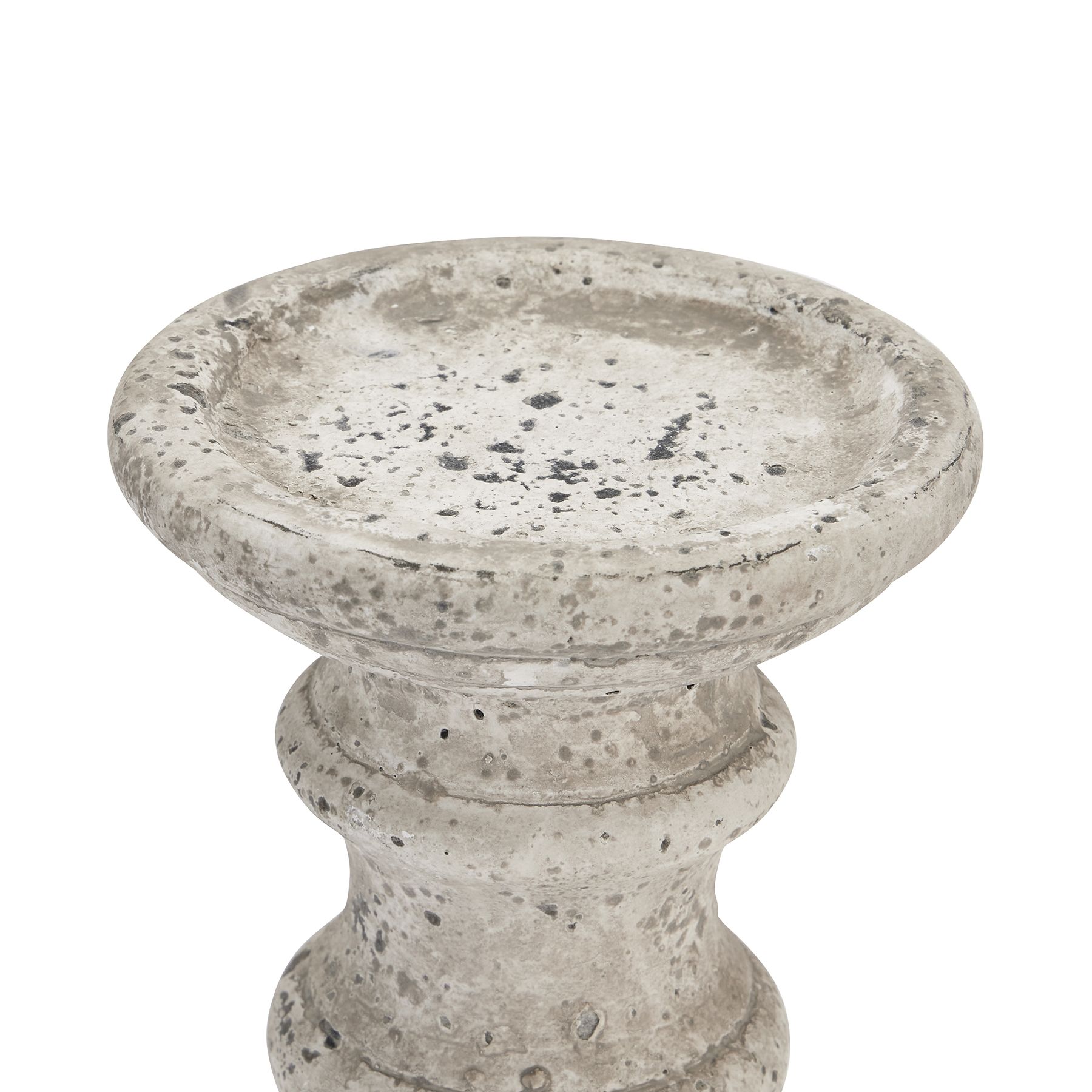 Stone Ceramic Column Candle Holder - Image 2