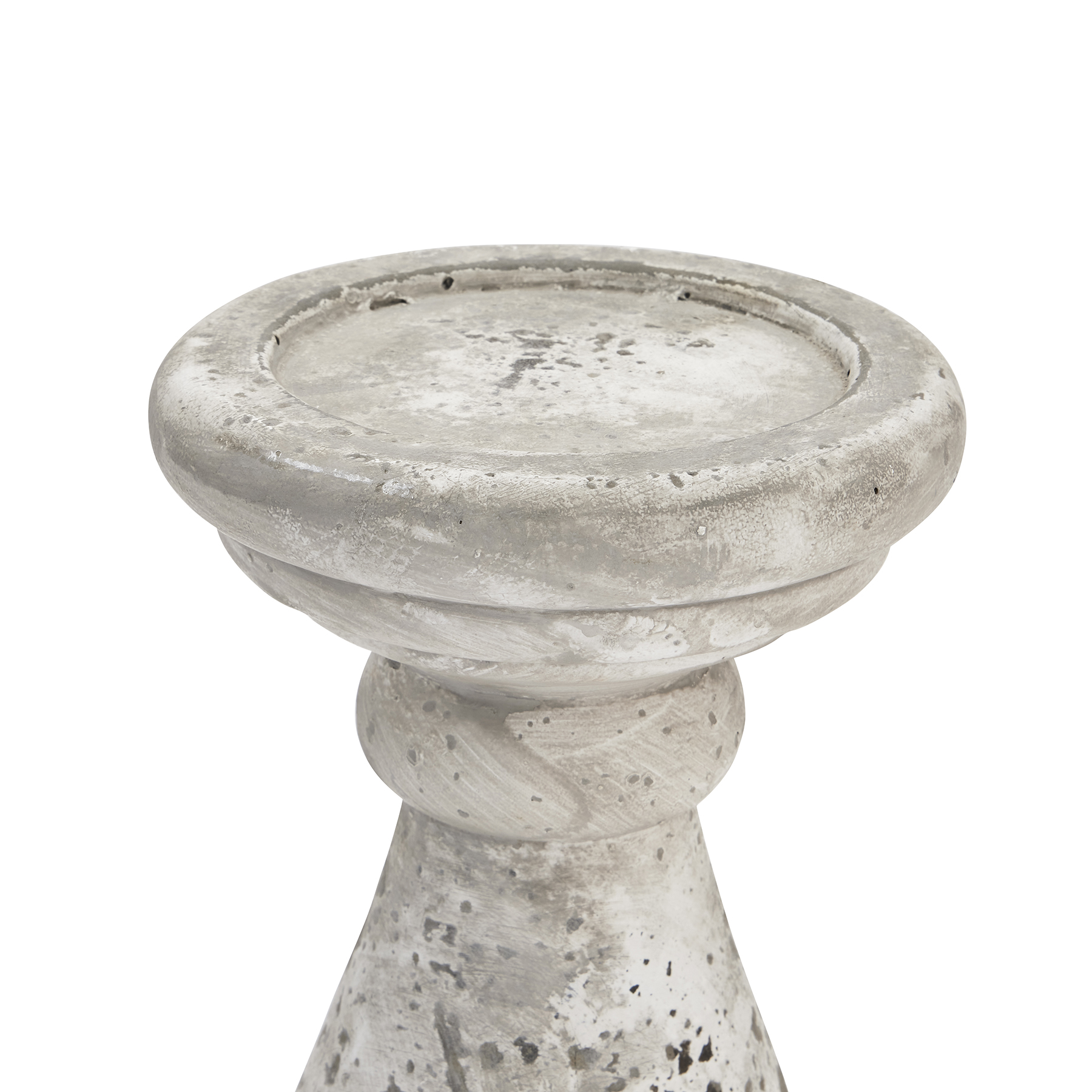 Large Stone Ceramic Candle Holder - Image 2