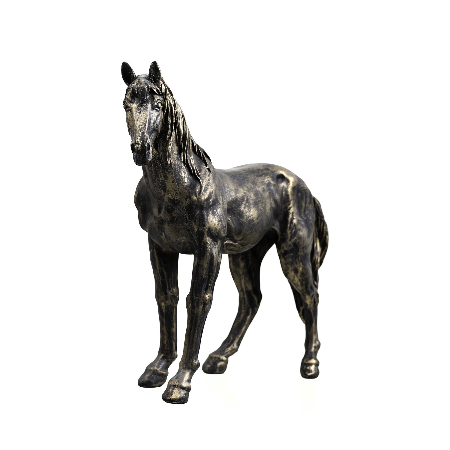 Large Bronze Horse Figurine - Image 1