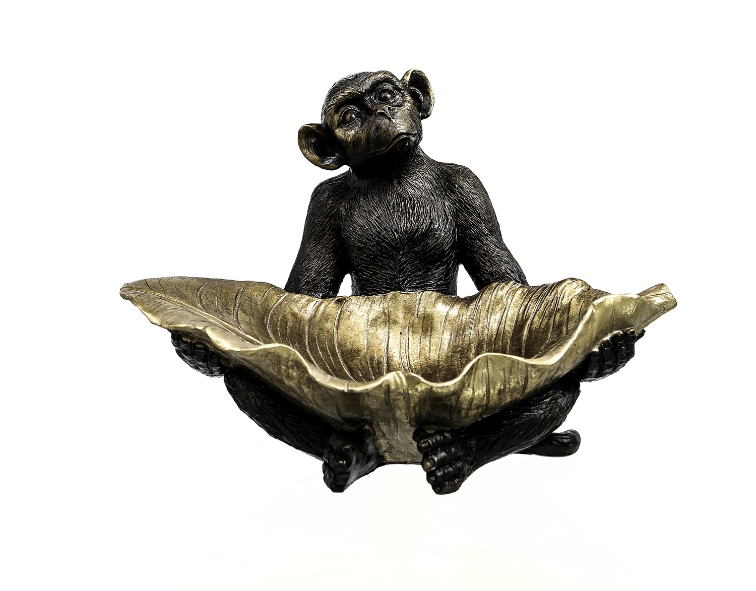 Sitting Monkey With Leaf - Image 1