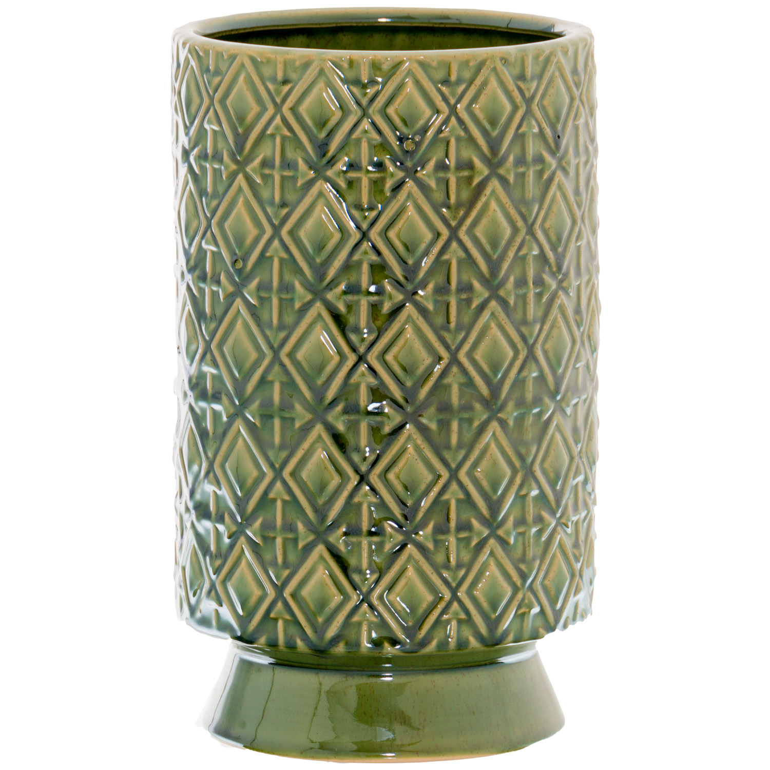 Seville Collection Olive Paragon Vase - Image 1
