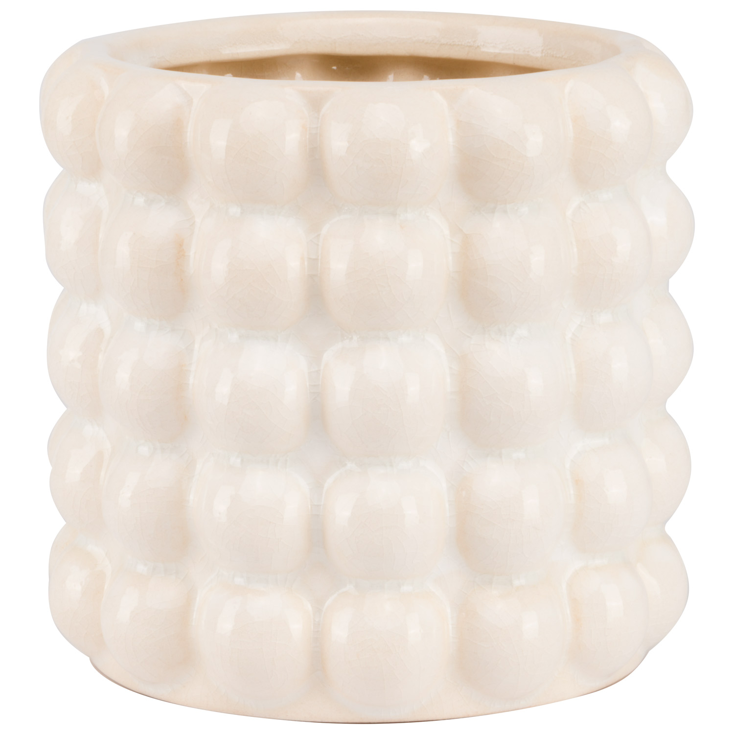 Seville Collection Cream Bubble Planter - Image 1