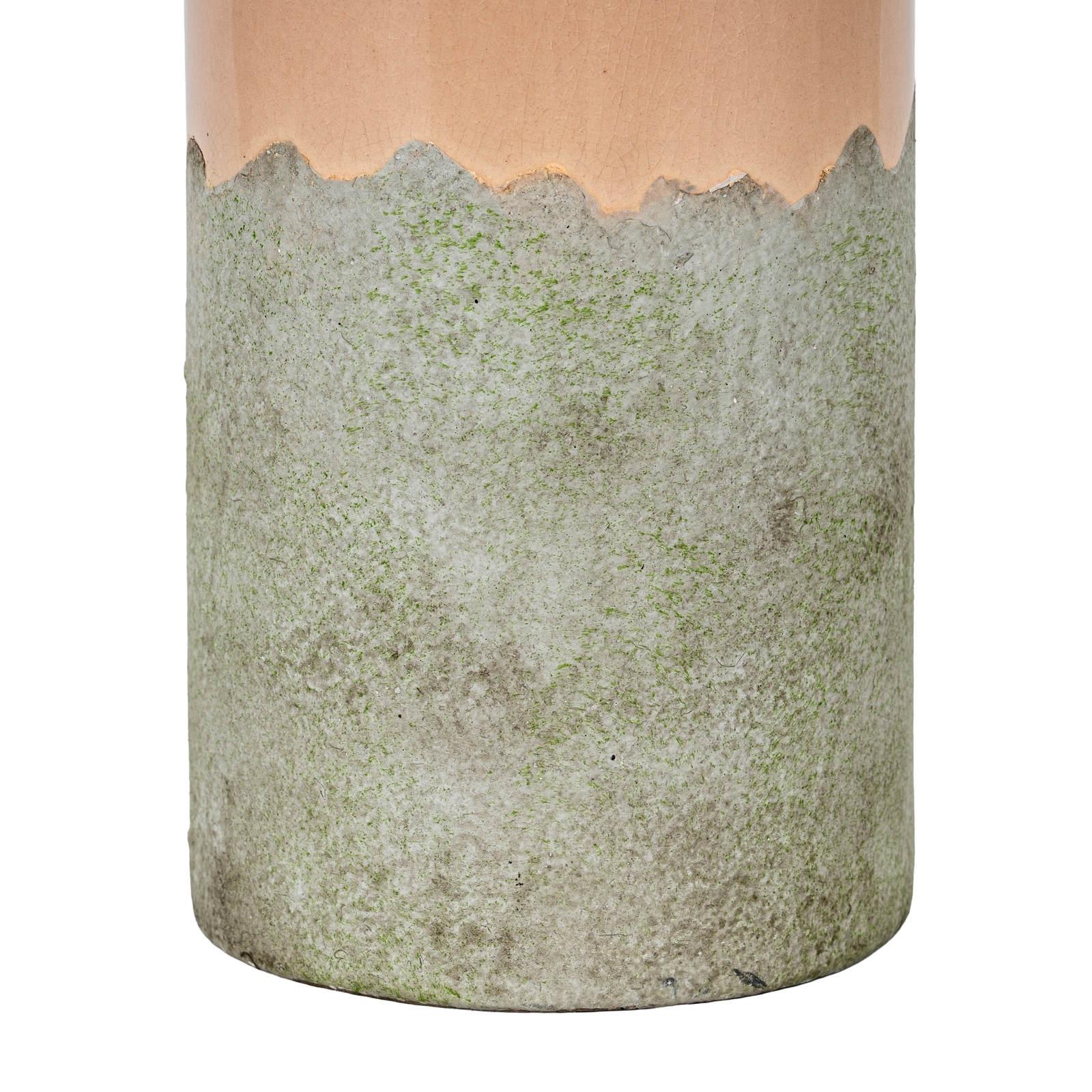 Decorative Tall Blush Stoneware Jug - Image 4