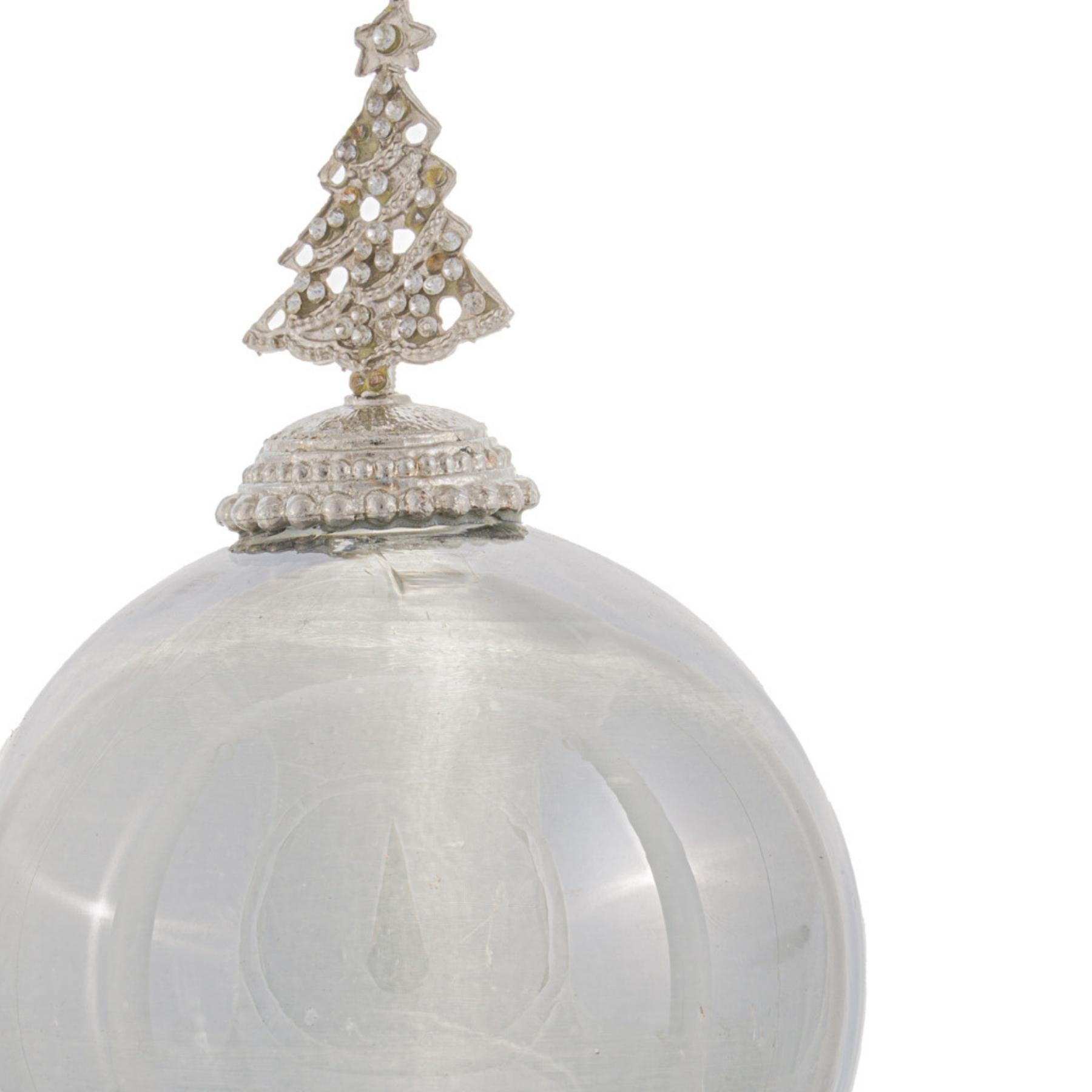 The Noel Collection Smoked Midnight Tree Top Bauble - Image 2