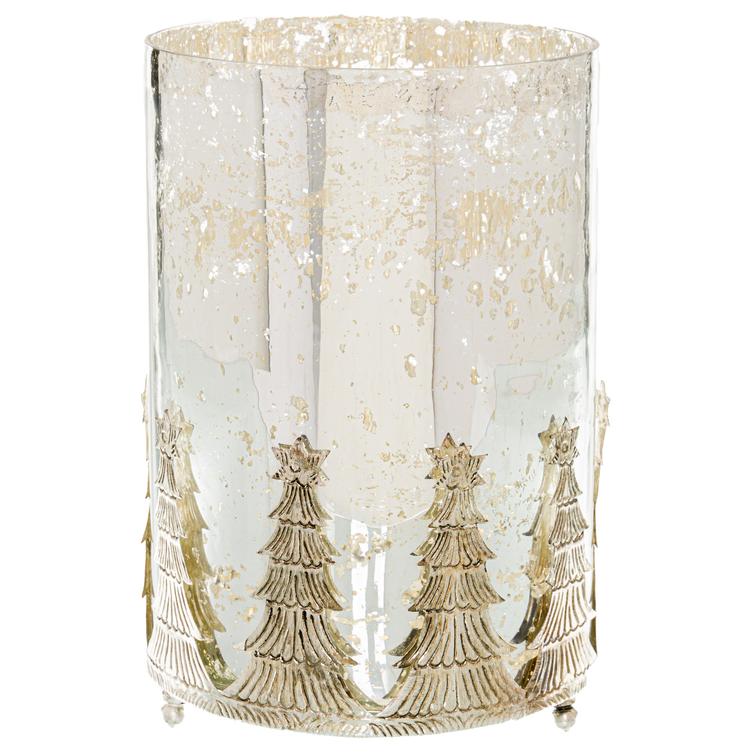The Noel Collection Large Christmas Tree Candle Holder - Image 1