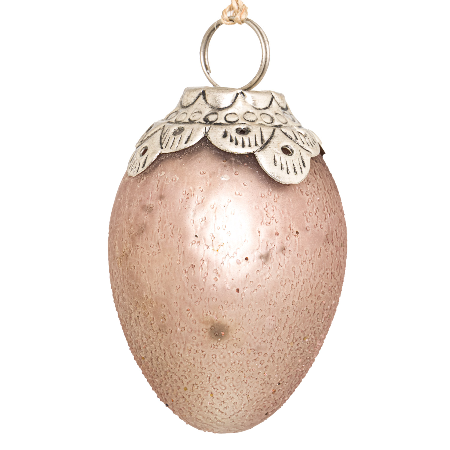 The Noel Collection Venus Small Oval Crested Bauble - Image 1