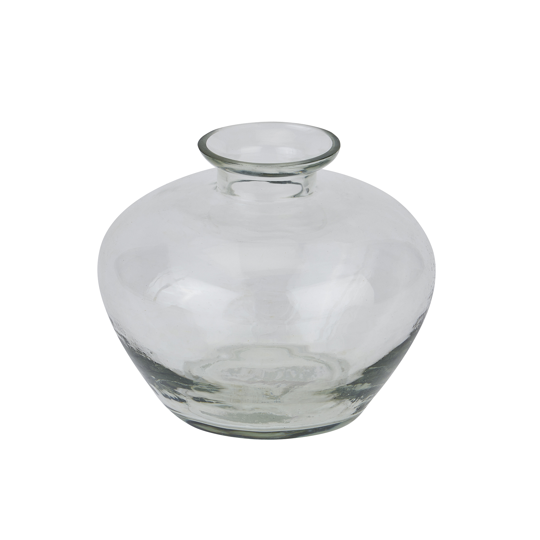 Clear Glass Small Bud Stem Vase - Image 1
