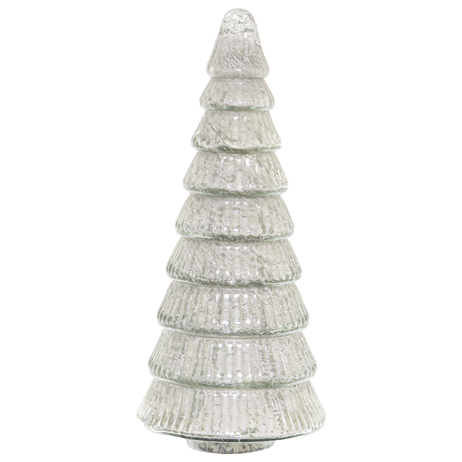 The Noel Collection Tiered Decorative Large Glass Tree - Image 1