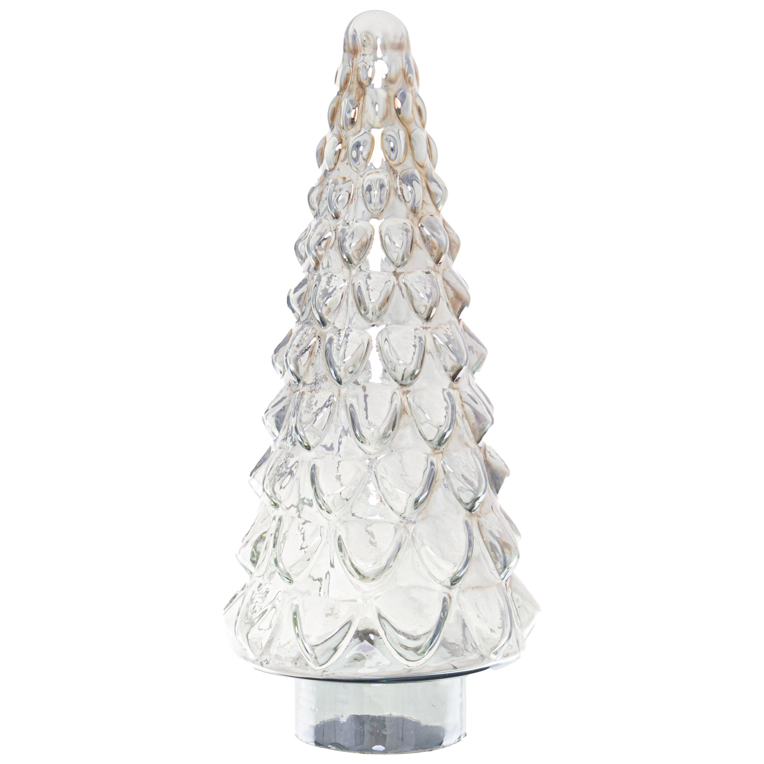 Noel Collection Smoked Midnight Glass Decorative Tree - Image 1