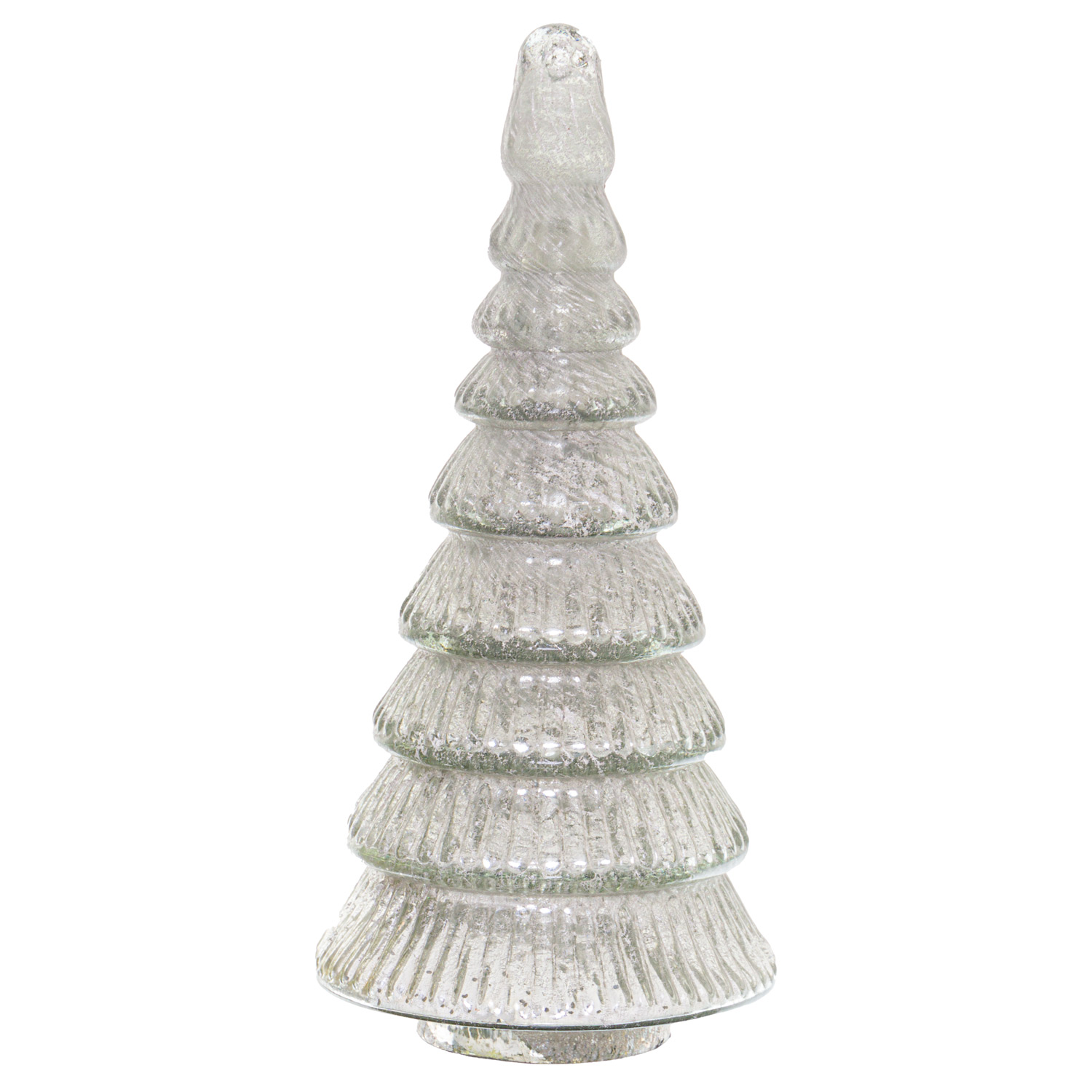 The Noel Collection Tiered Decorative Medium Glass Tree - Image 1