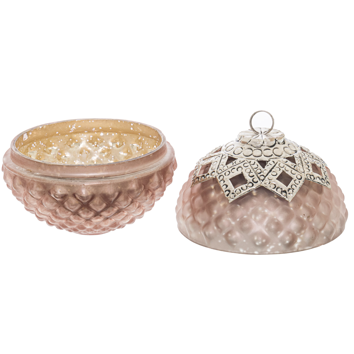 The Noel Collection Venus Diamond Crested Trinket Bauble - Image 2