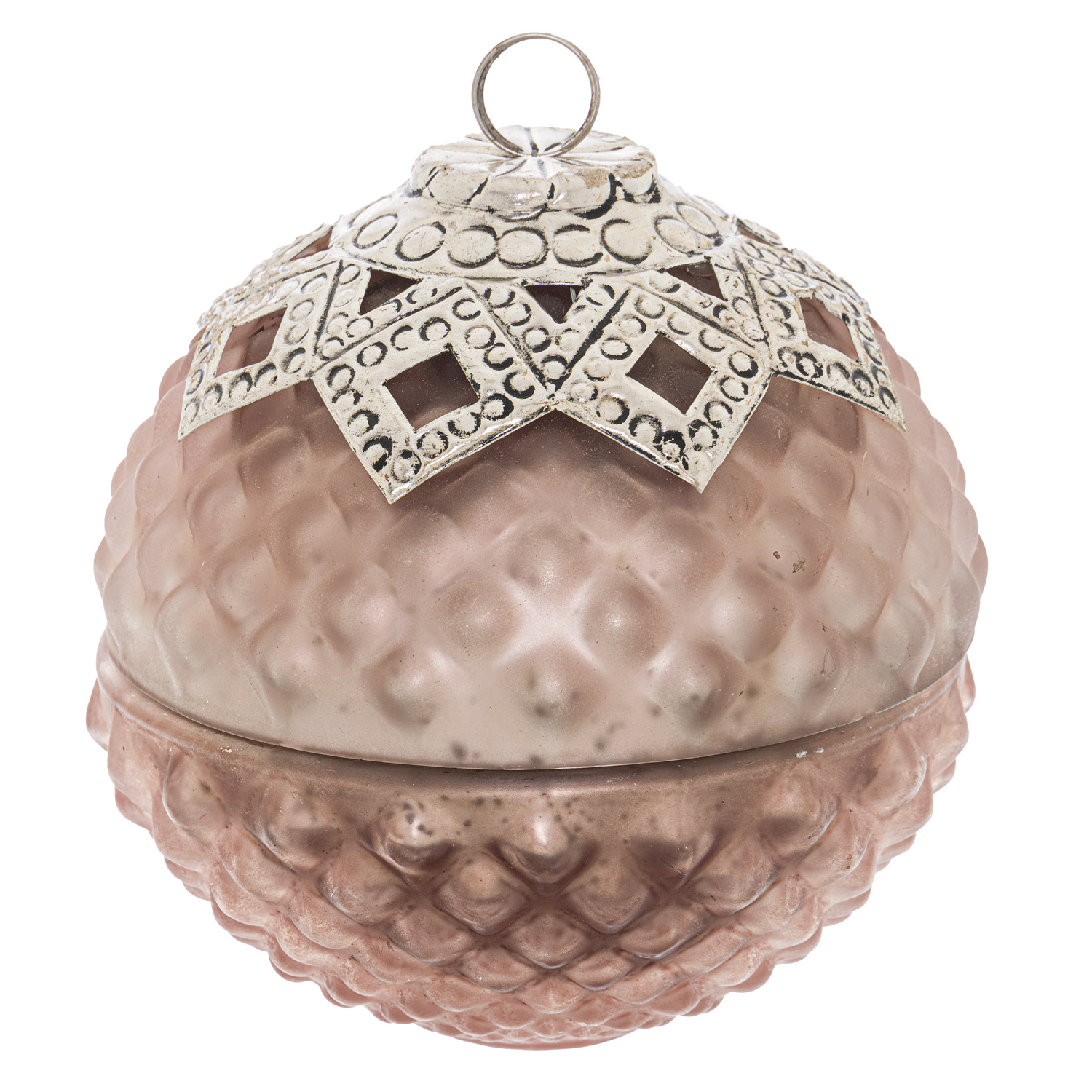 The Noel Collection Venus Diamond Crested Trinket Bauble - Image 1