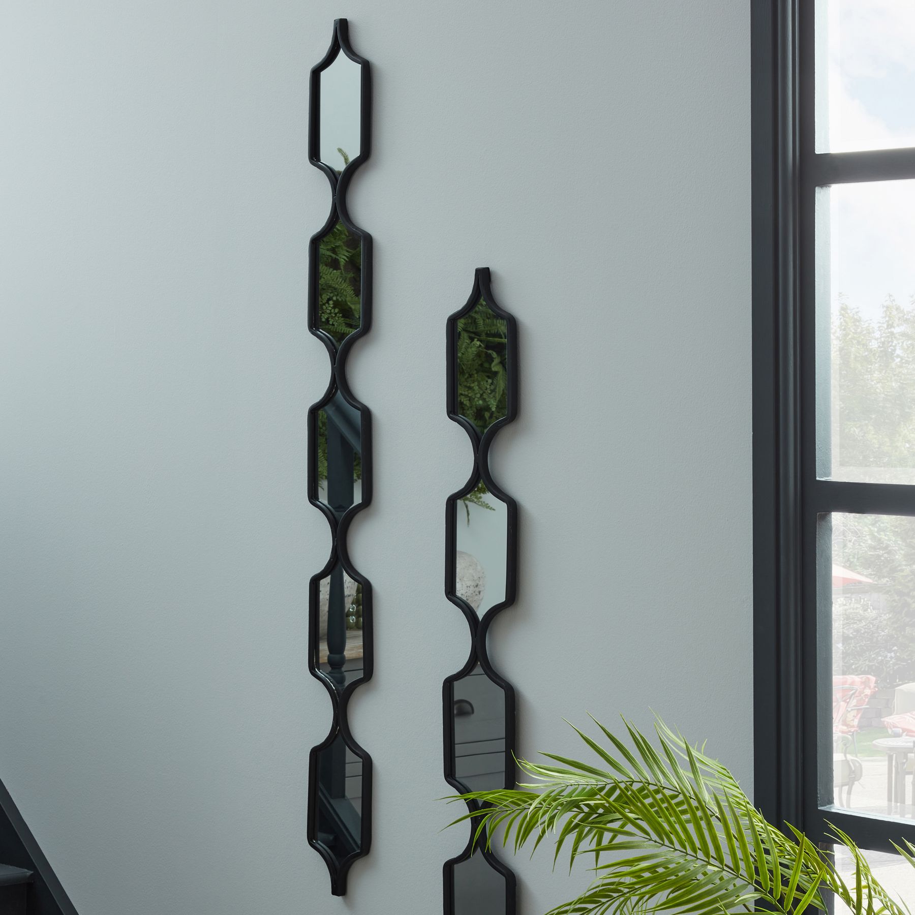 Decorative Black Hanging Mirror - Image 4