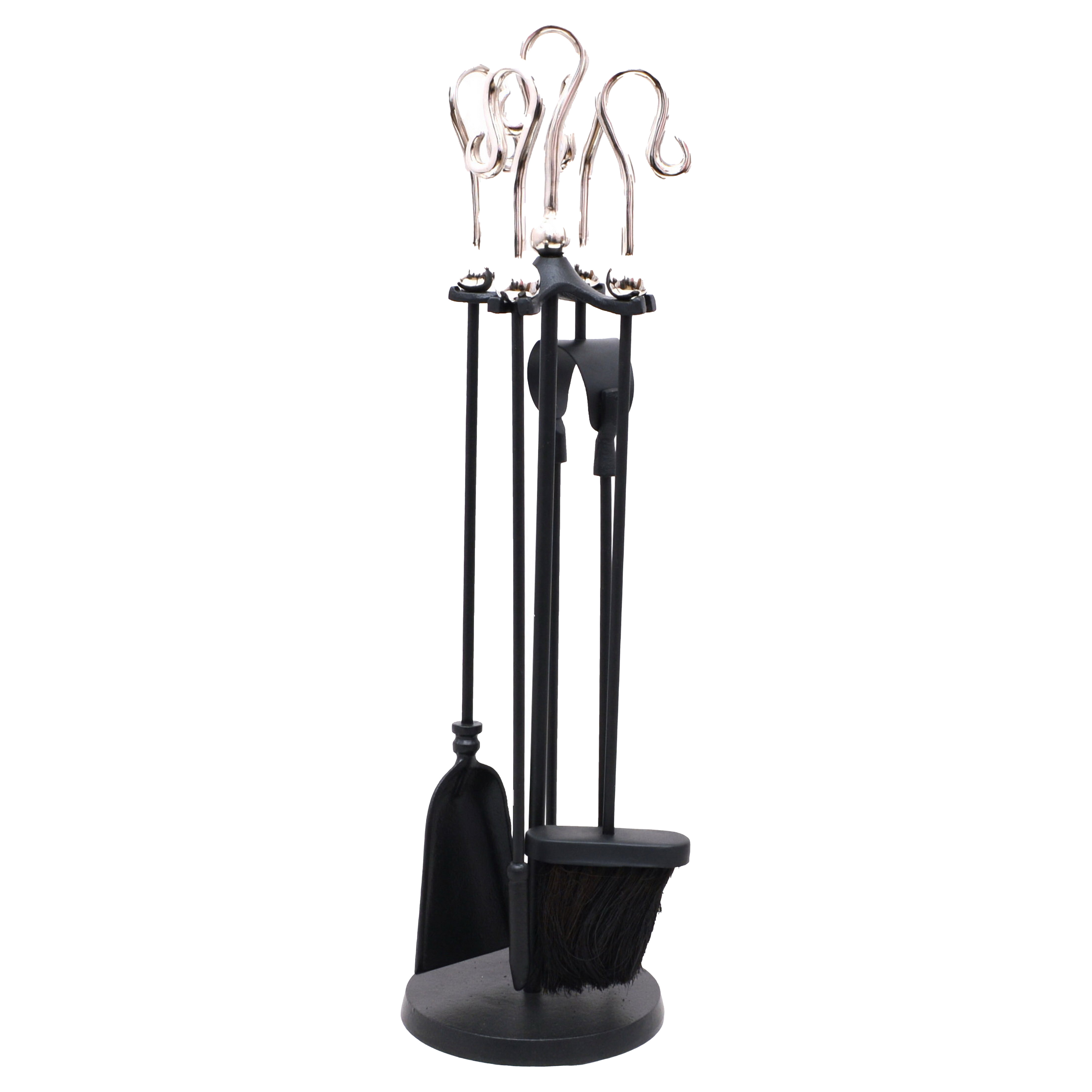 Chrome Crook Handled Companion Set - Image 1