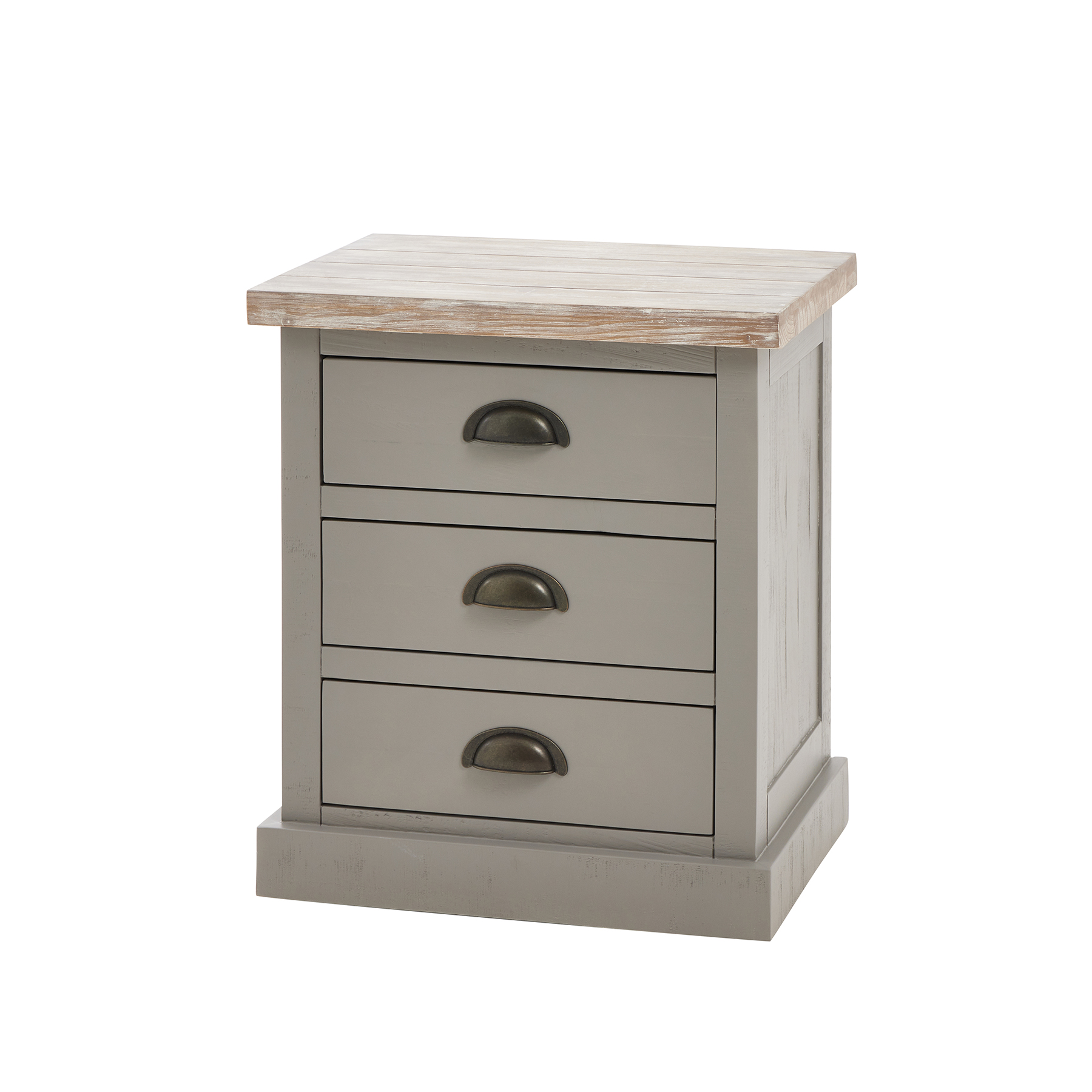 The Oxley Collection Three Drawer Bed Side - Image 1