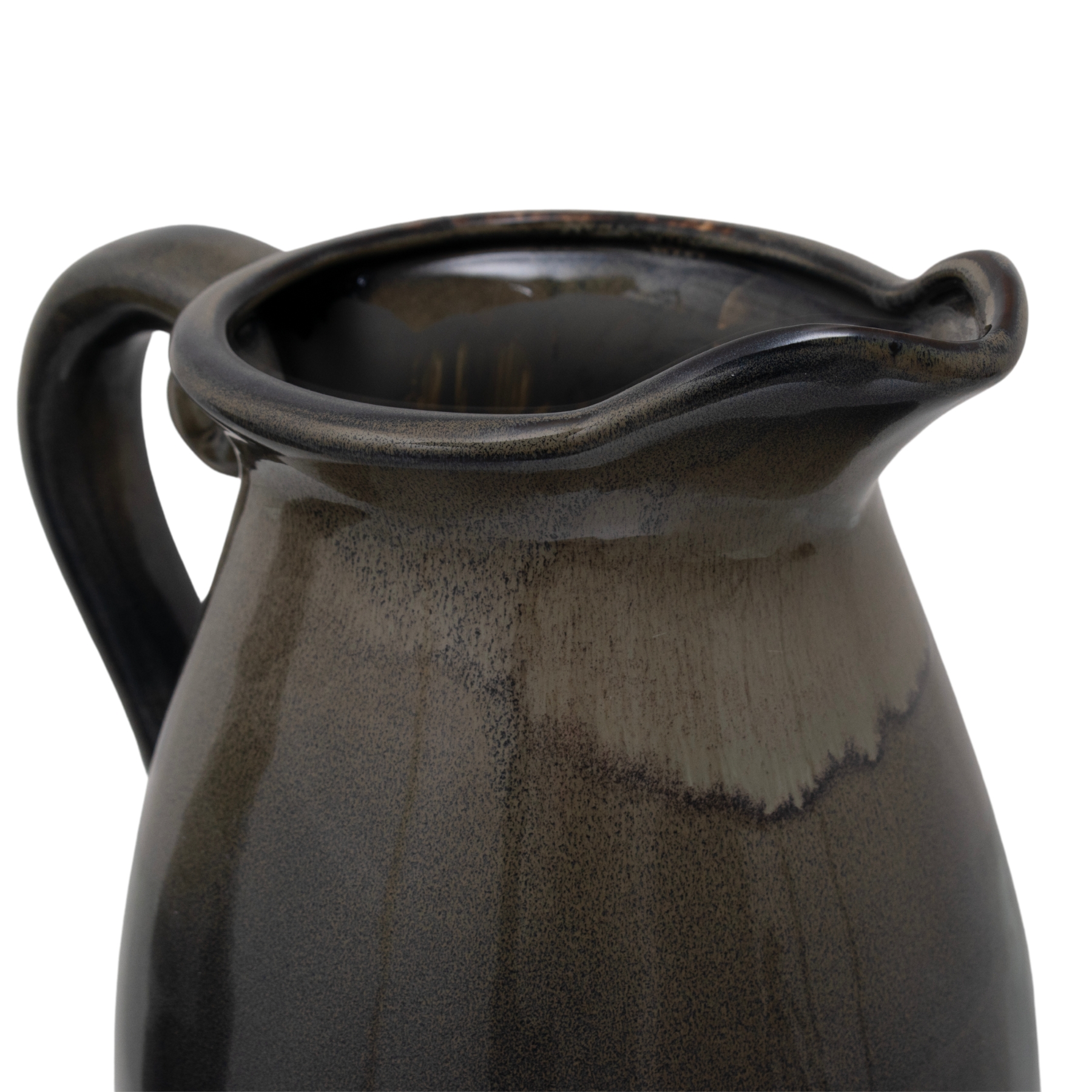 Large Olive Olpe Vase - Image 2