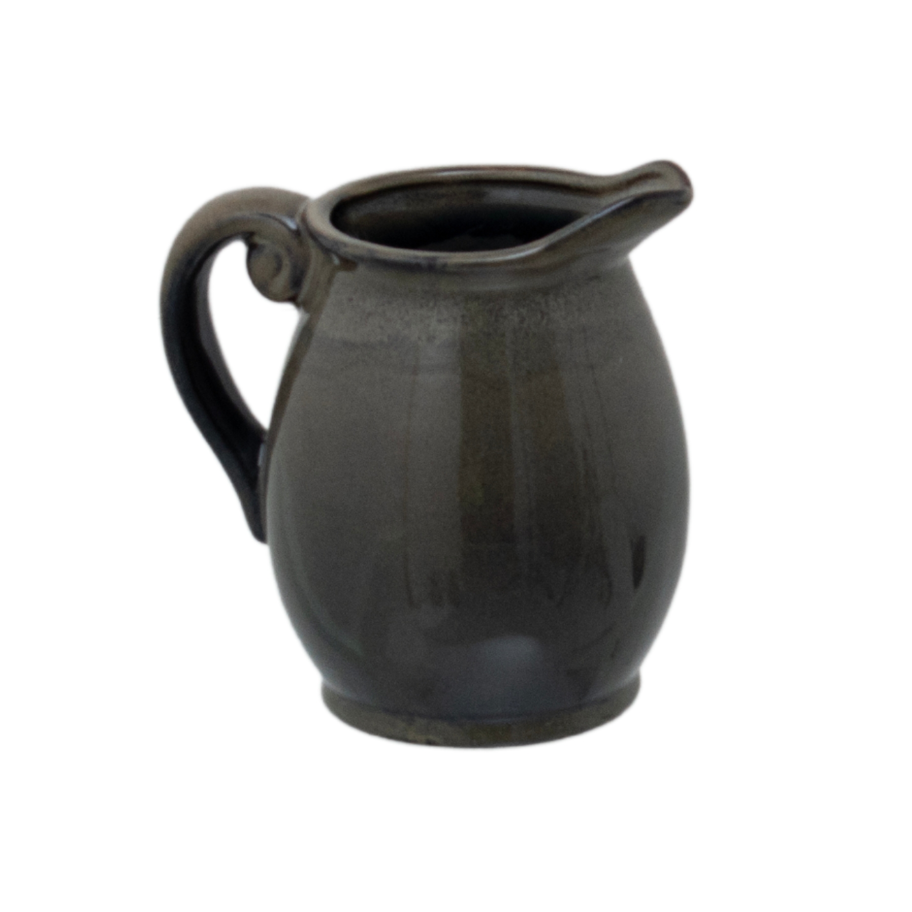 Small Olive Olpe Vase - Image 1