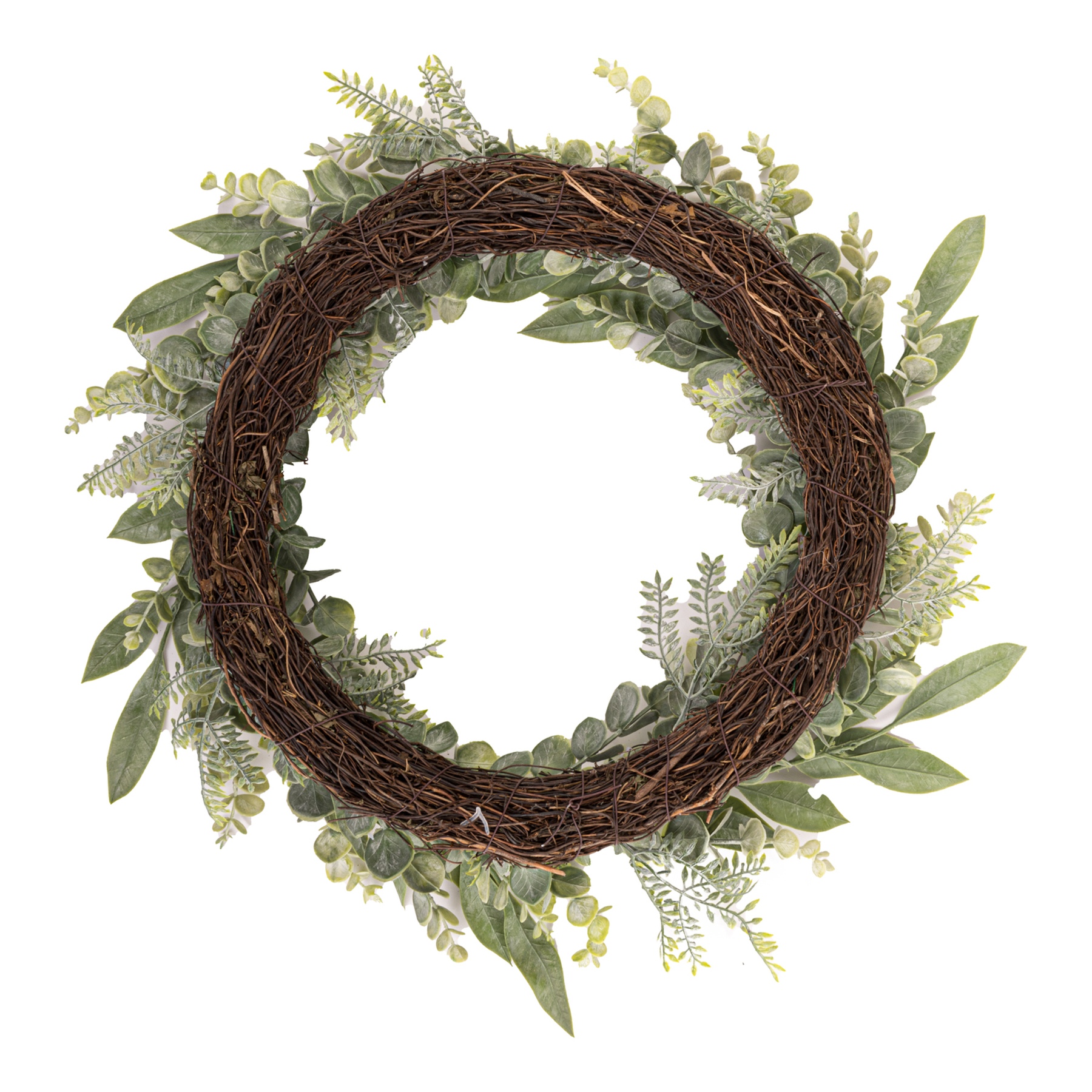 Ruscus And Eucalyptus Christmas  Wreath - Image 2