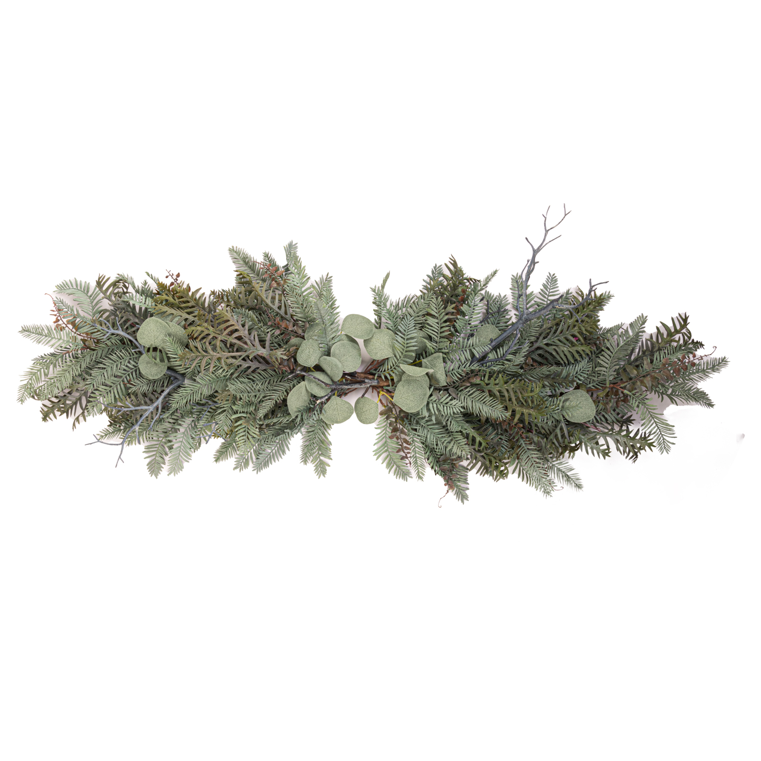 Winter Sash With Eucalyptus And Fern - Image 1