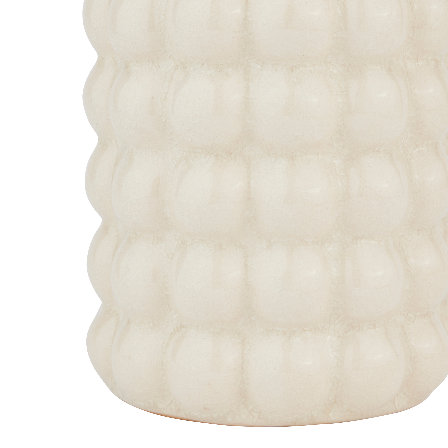 Seville Collection Cream Bubble Vase - Image 3