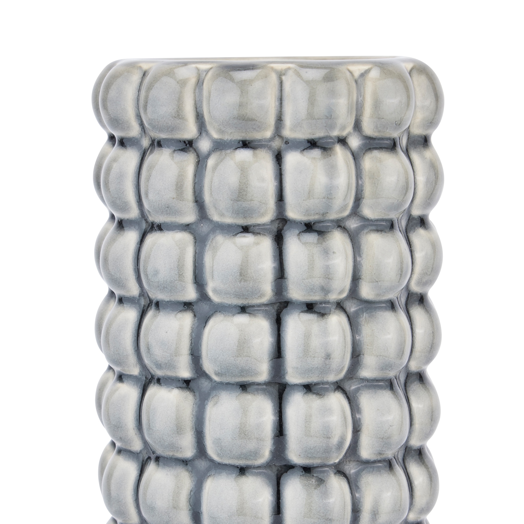 Seville Collection Grey Bubble Vase - Image 2