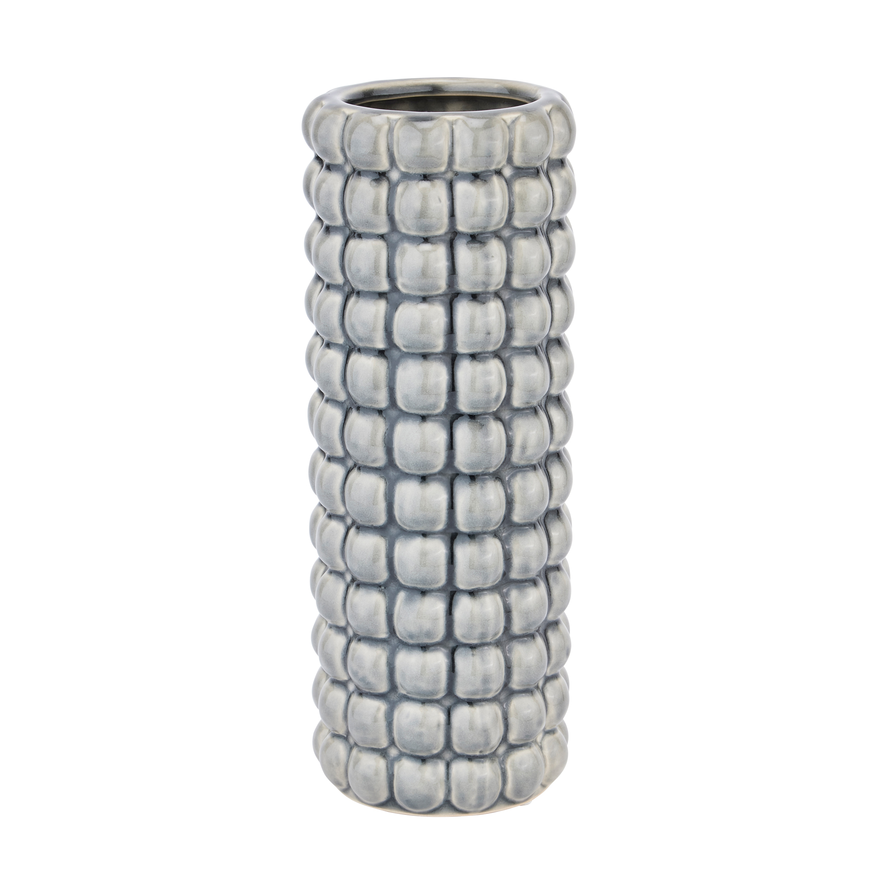 Seville Collection Grey Bubble Vase - Image 1