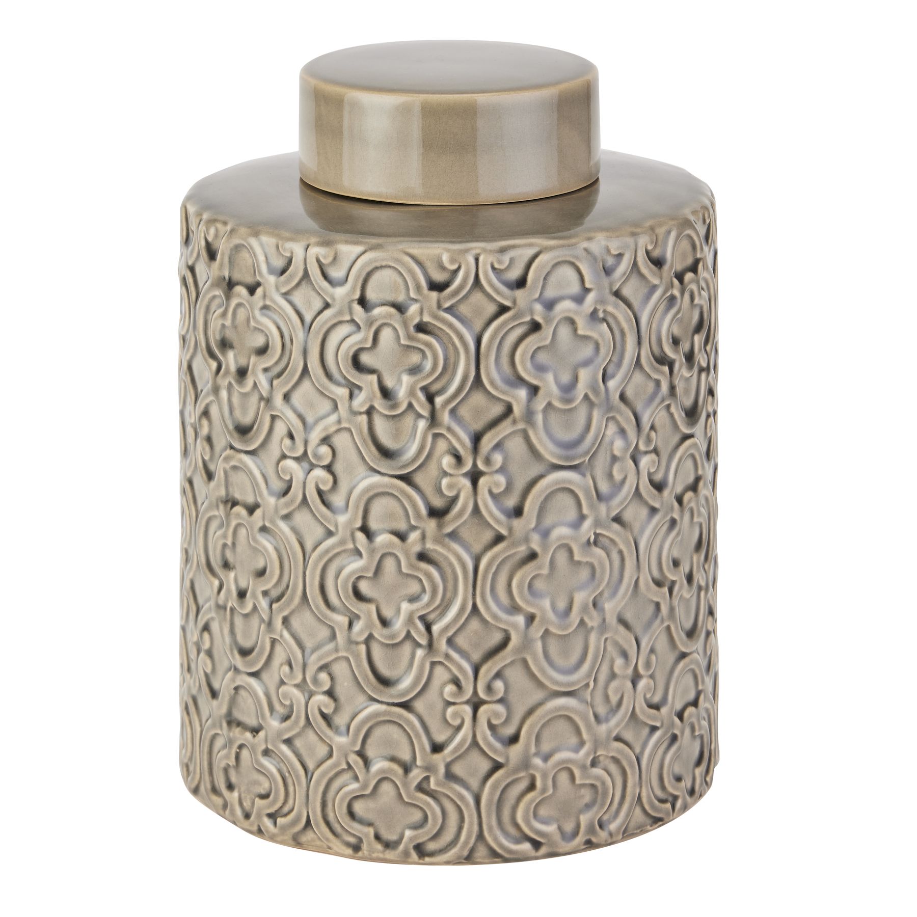 Seville Collection Large Grey Marrakesh Urn - Image 1