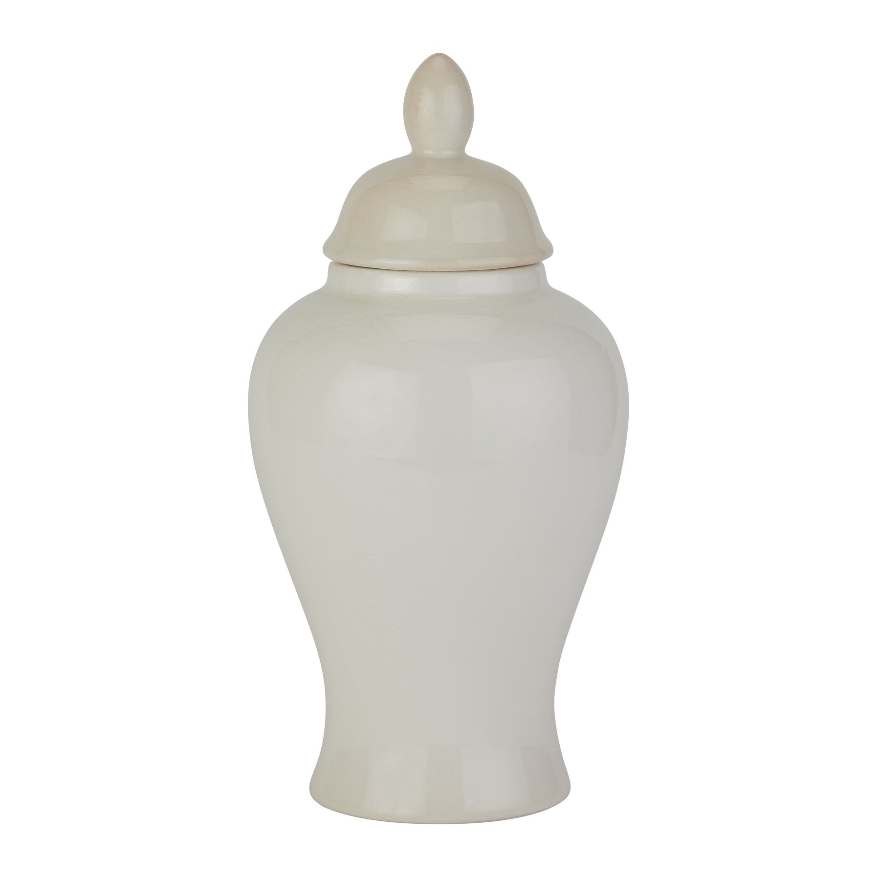 Seville Collection Cream Ginger Jar - Image 1
