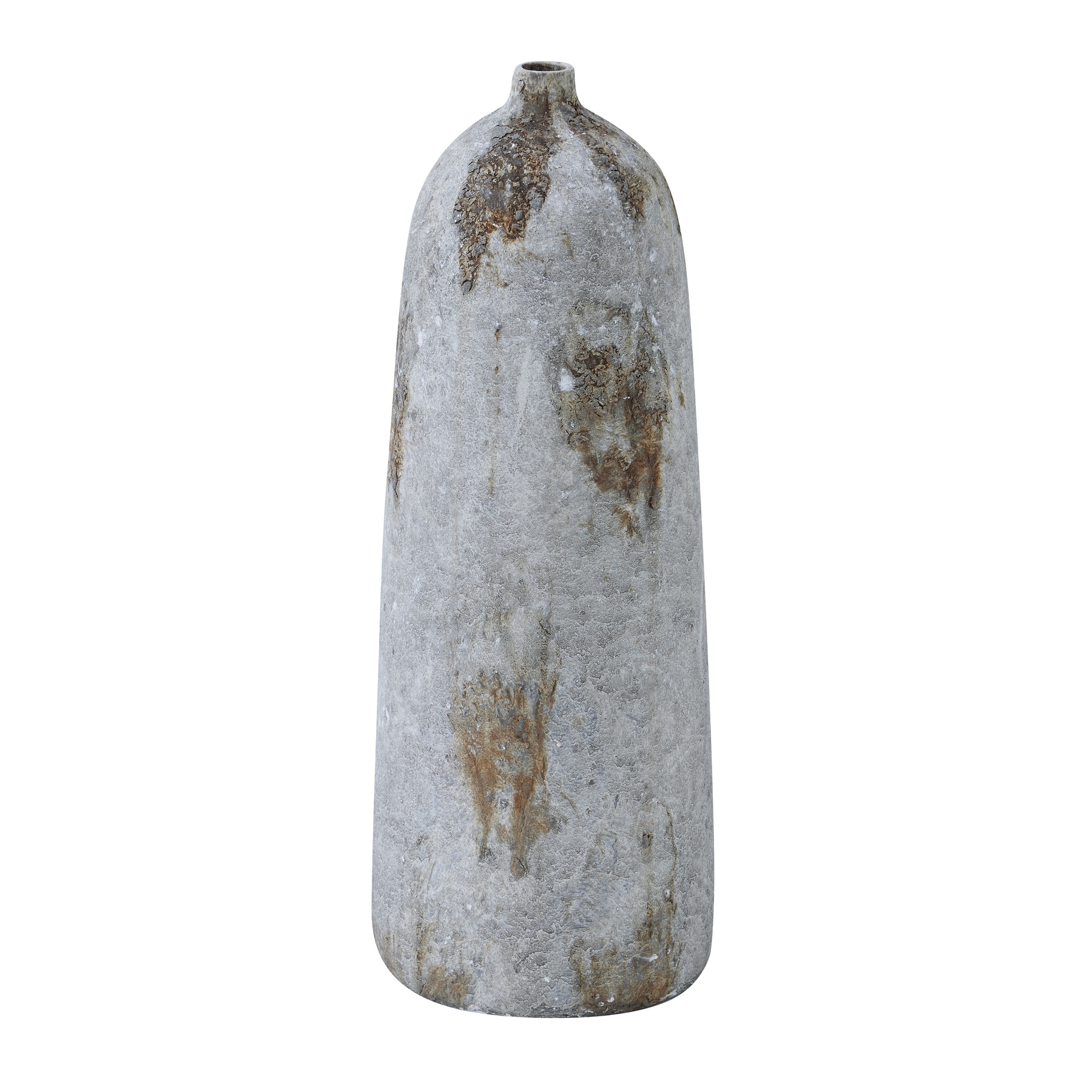 Aged Stone Bottle Vase - Image 1