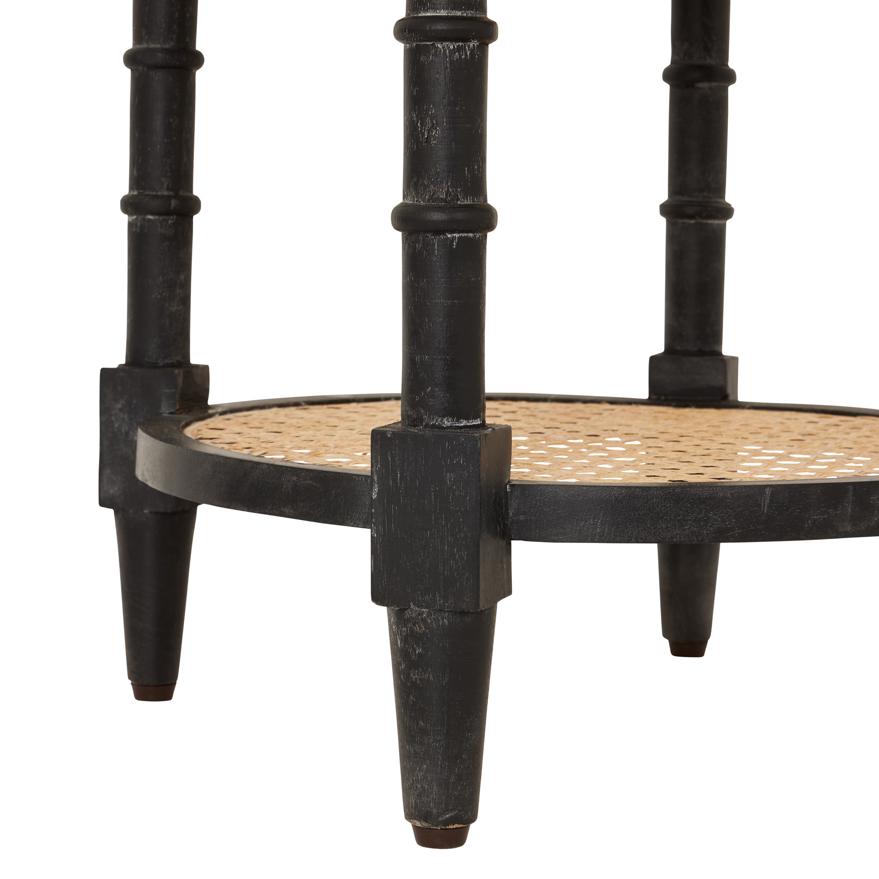 Raffles Black Tall Round Side Table - Image 4