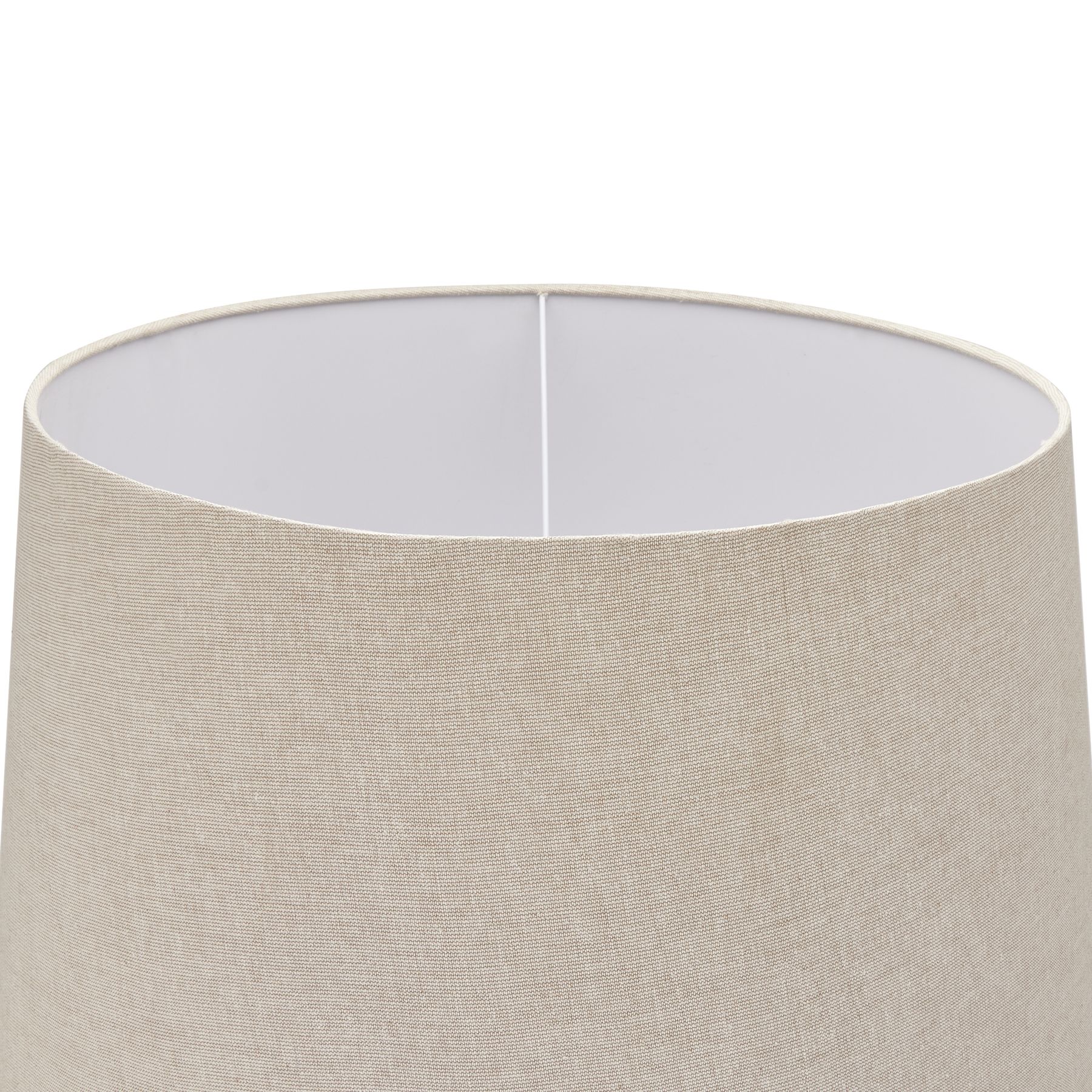Delaney Grey Droplet Floor Lamp With Linen Shade - Image 3