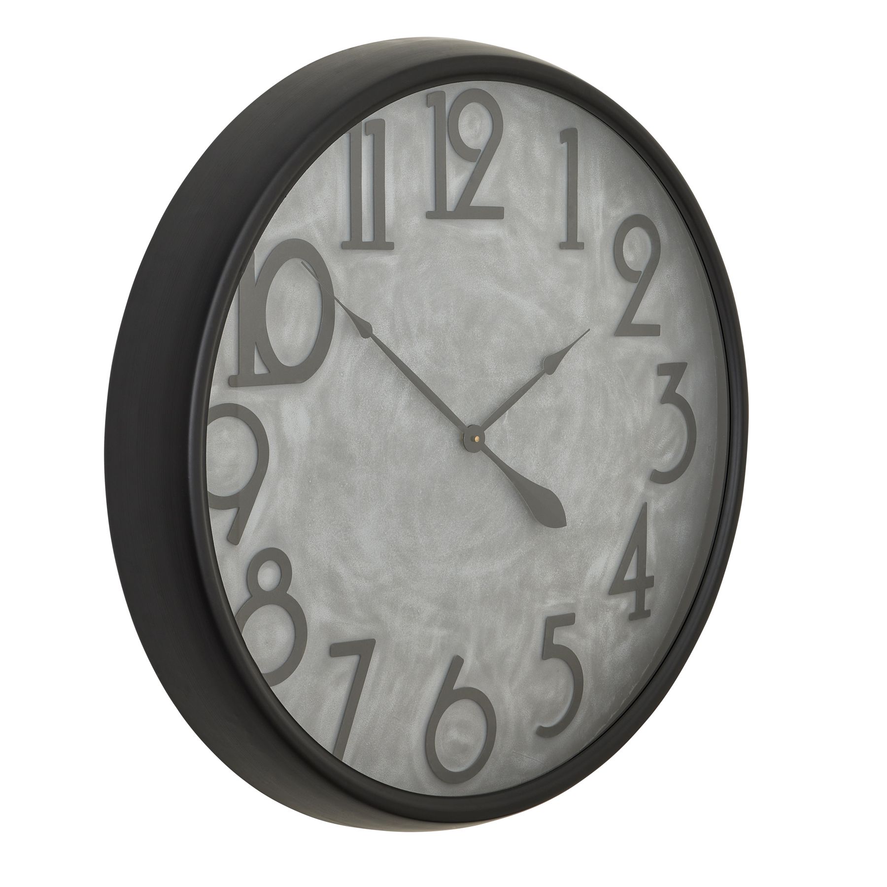 Soho Concrete Effect Large Clock Wholesale by Hill Interiors