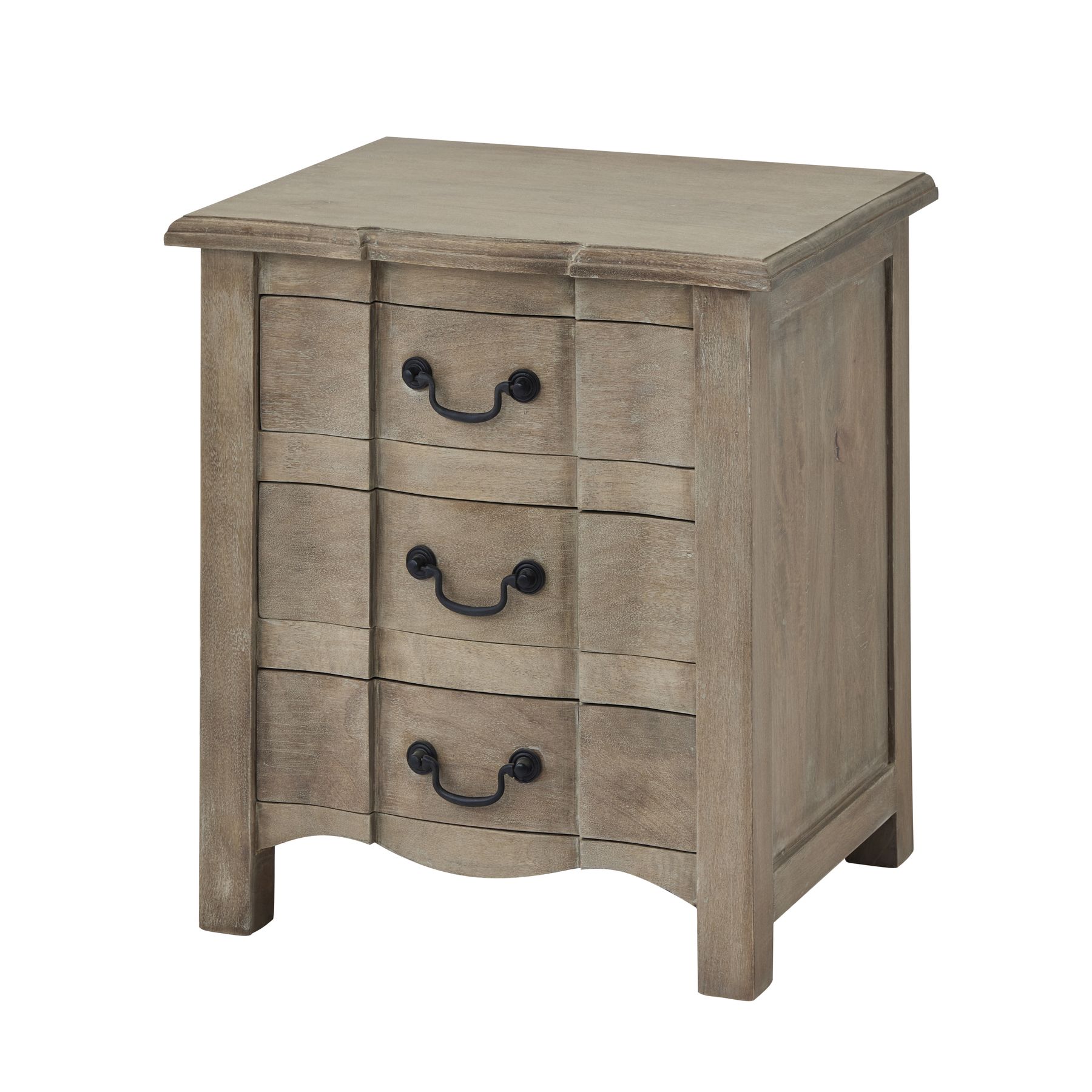 Copgrove Collection 3 Drawer Bedside Table - Image 1