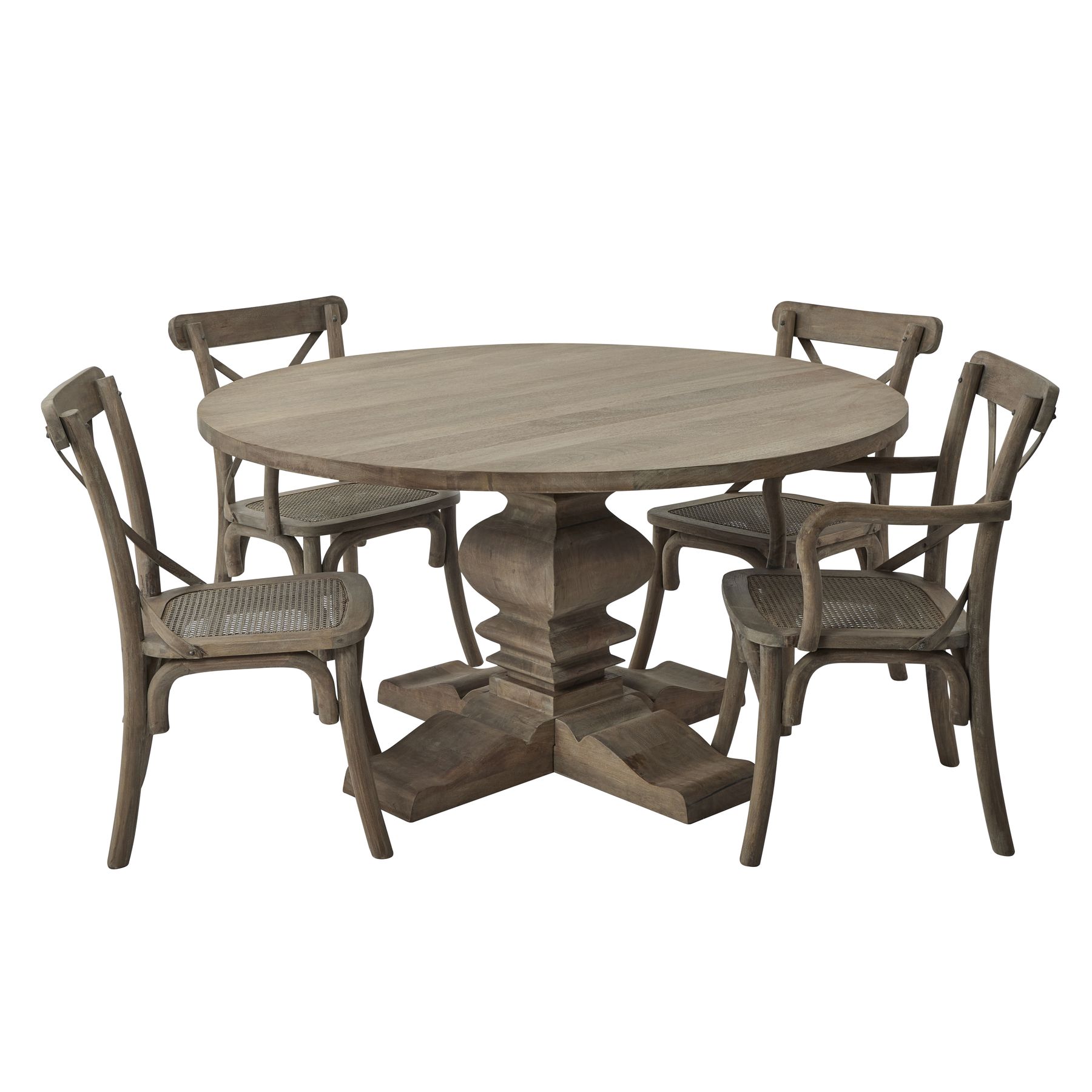 Copgrove Collection Round Pedestal Dining Table - Image 4