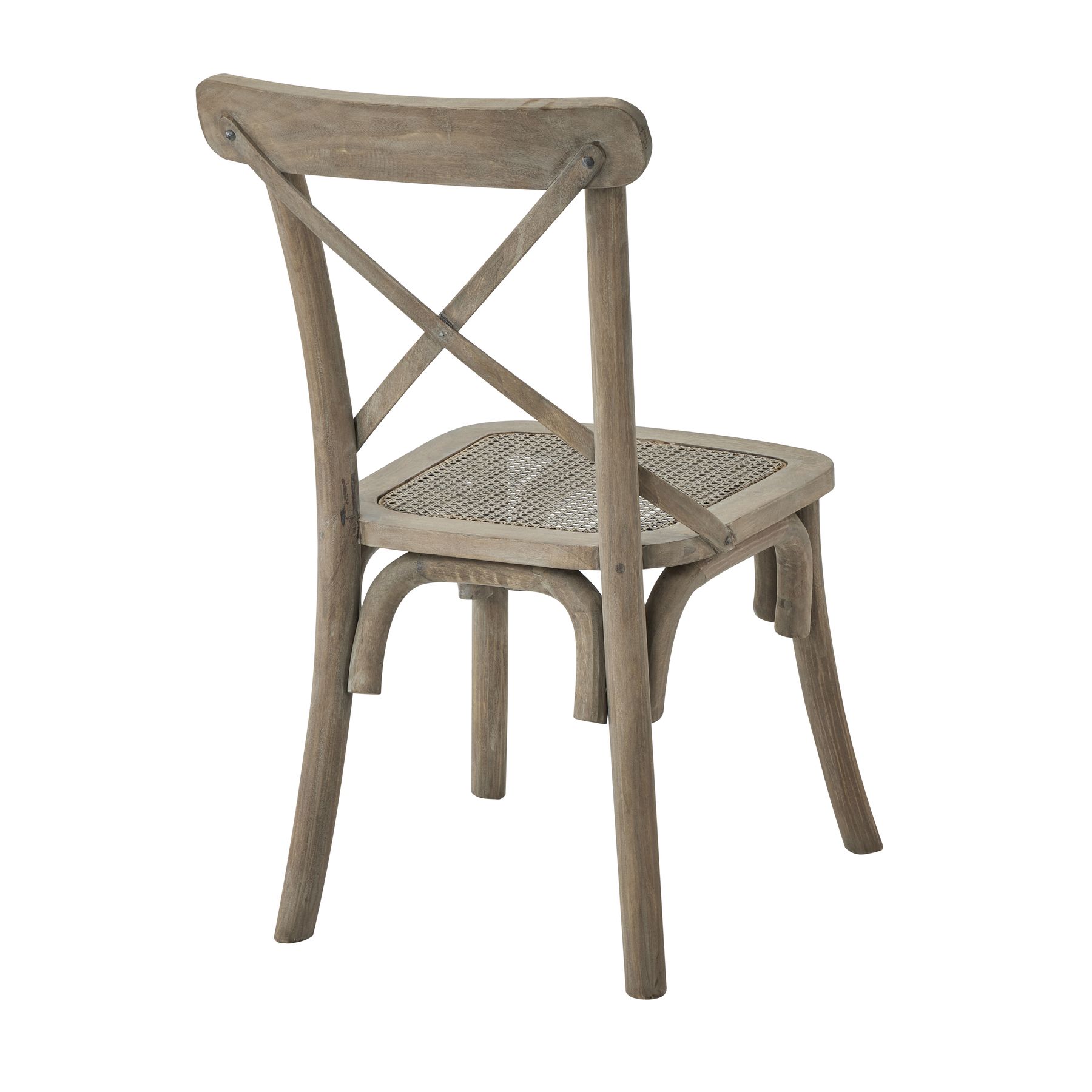 Copgrove Collection Cross Back Chair With Rush Seat - Image 2