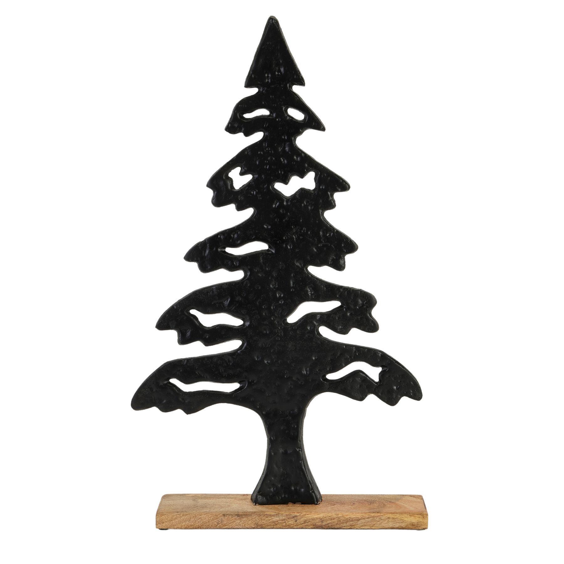 The Noel Collection Large Cast Tree Black Ornament - Image 1