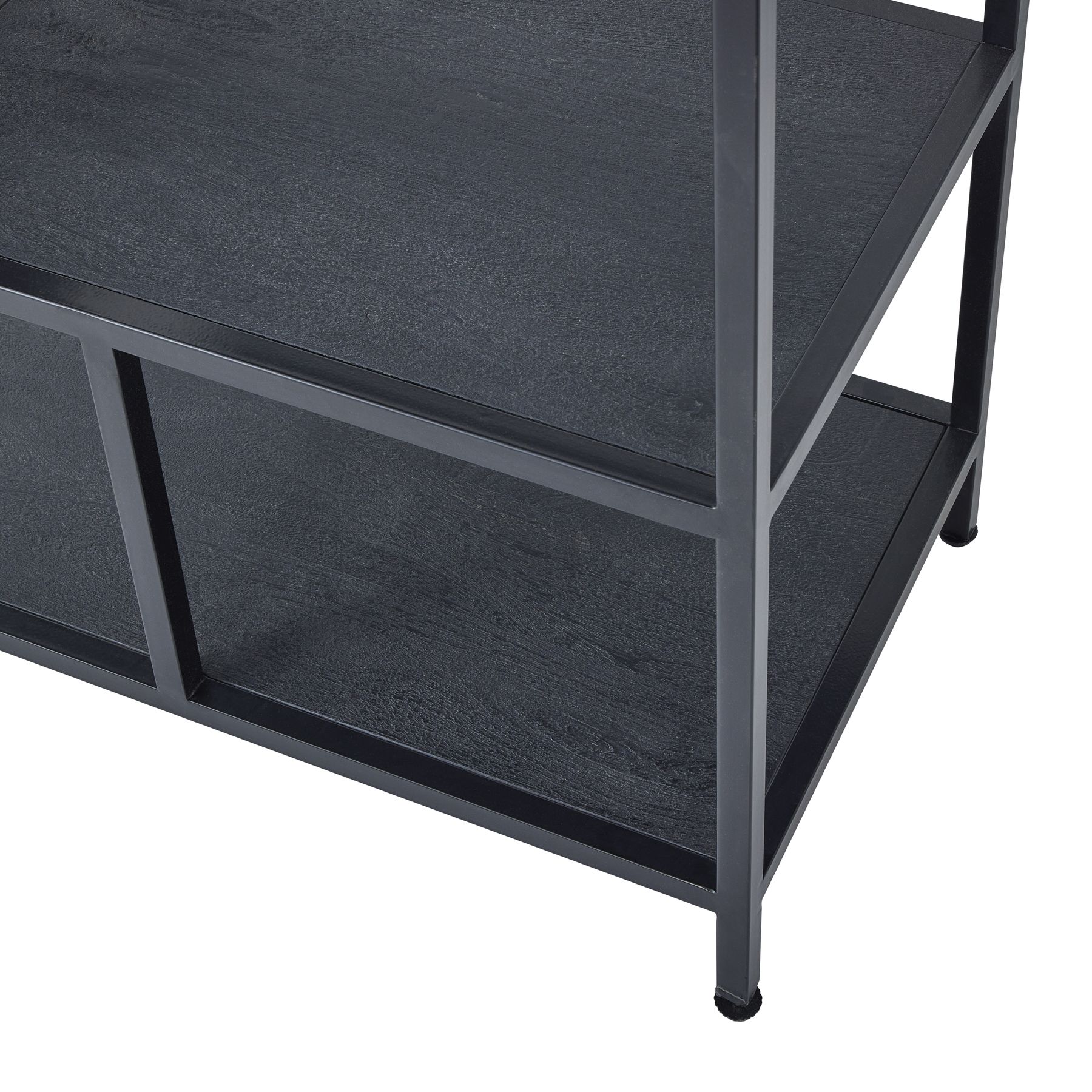 Large Black Multi Shelf Unit - Image 3