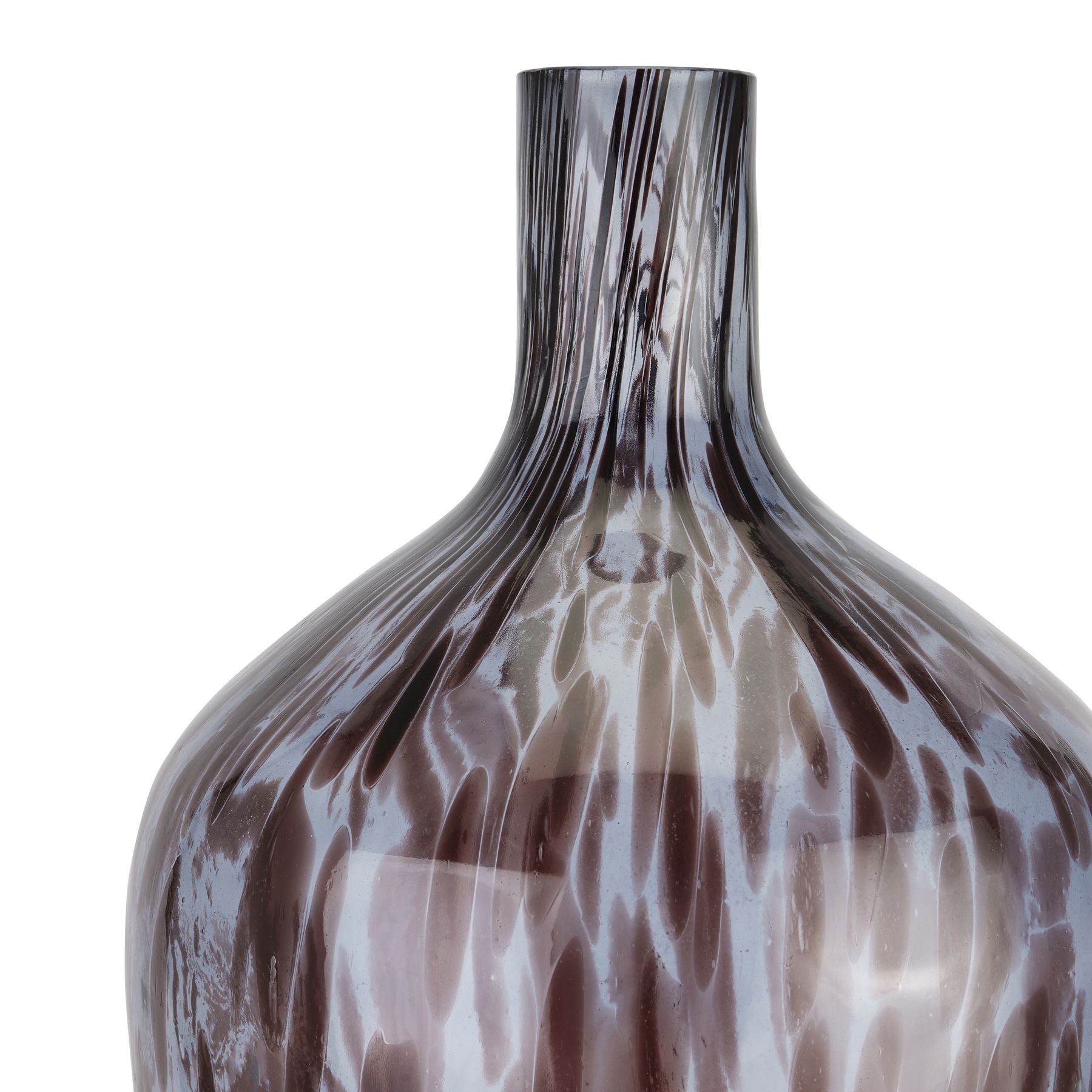 Black Dapple Bottle Vase - Image 2