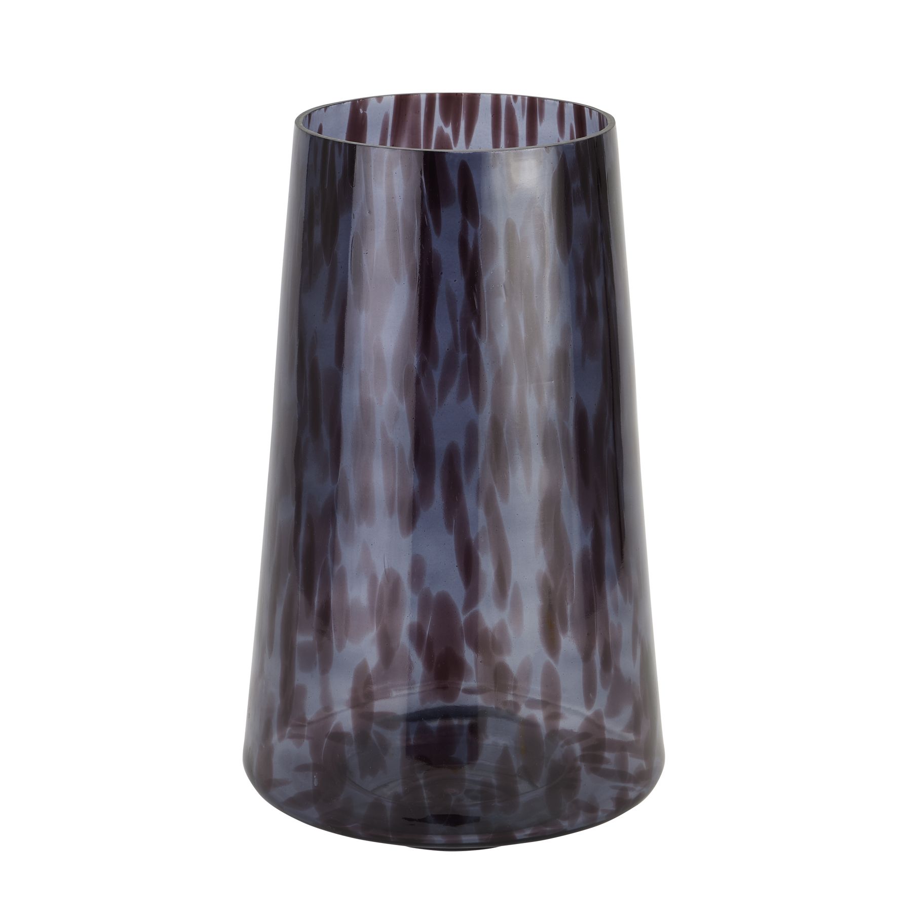 Black Dapple Tall Tapered Vase - Image 1