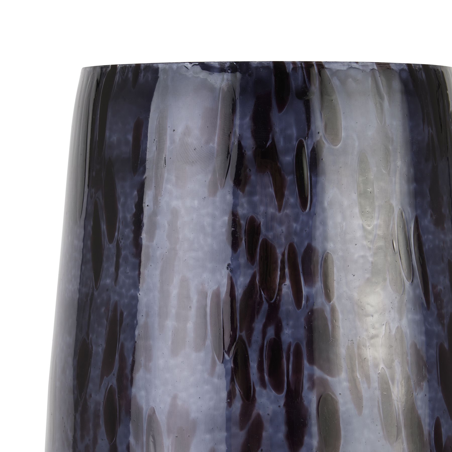 Black Dapple Tapered Vase - Image 2