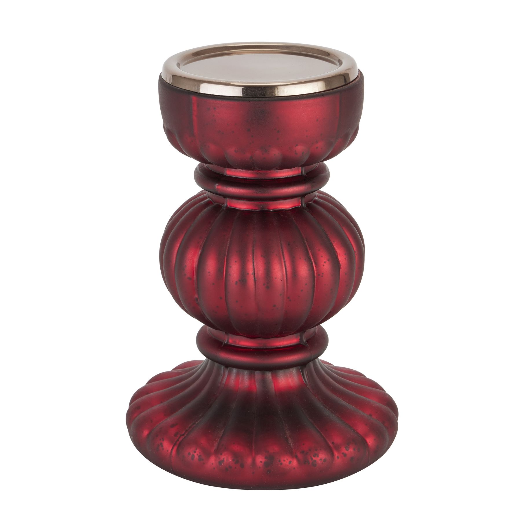 Ruby Red Bonbon Medium Candle Holder - Image 1